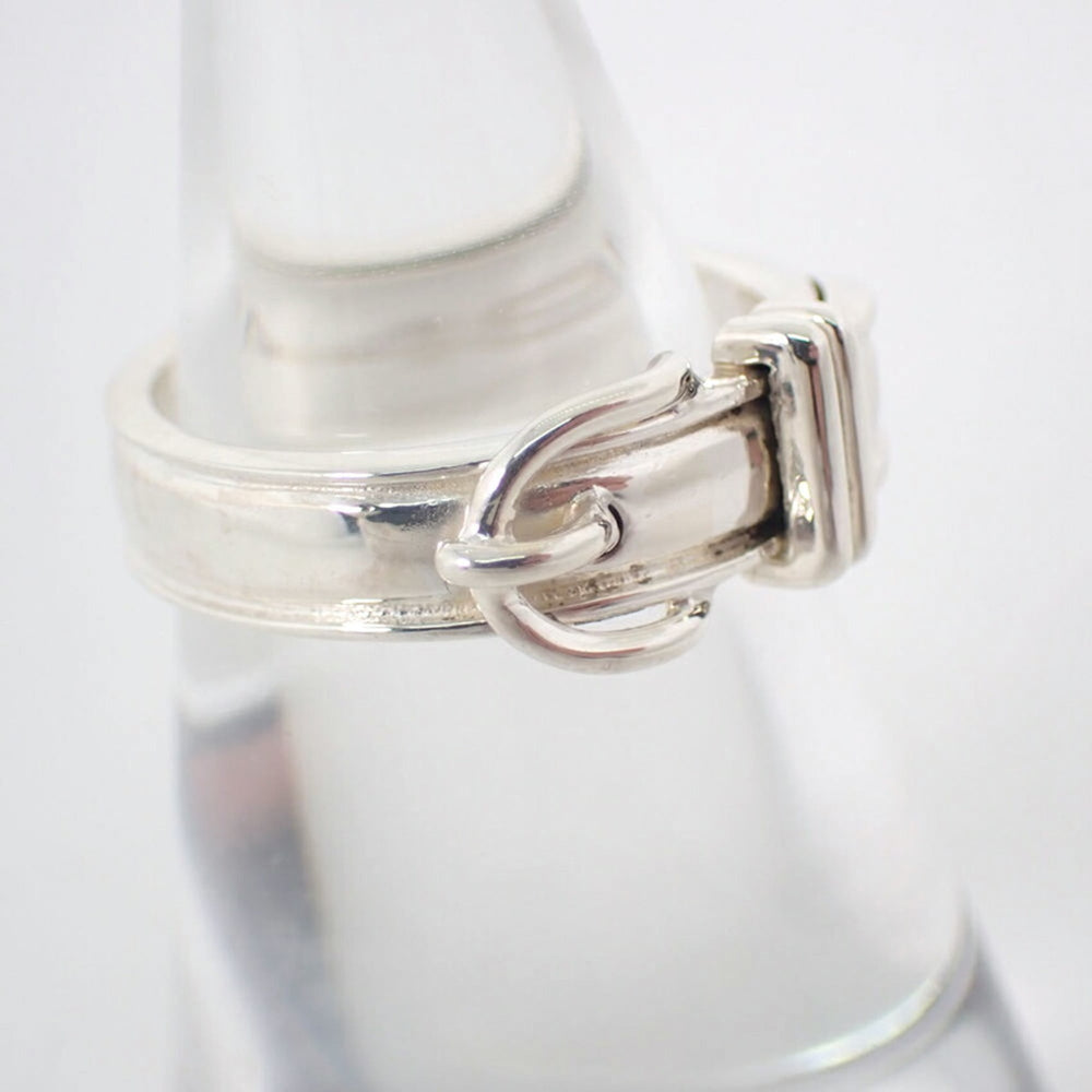 HERMES 925 Ceinture Croix Ring, Size 8.5 — Like New