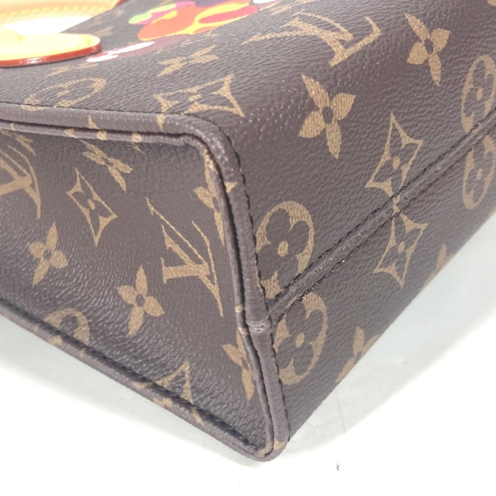 LOUIS VUITTON M13668 LV x TM On the Go BB Monogram Takashi Murakami Handbag Canvas Men's Women's Brown — New - Store Return
