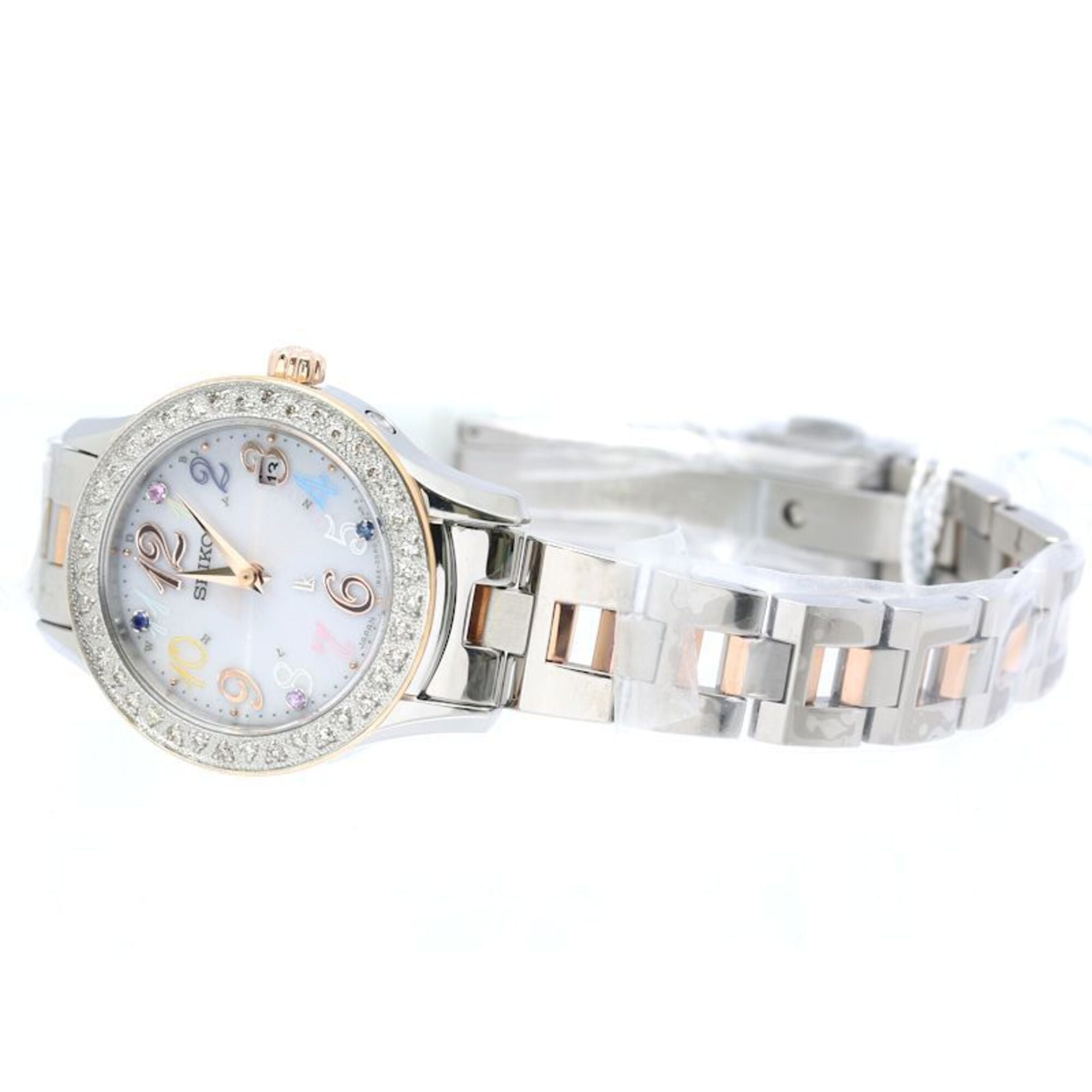 SEIKO Lukia Diamond Limited Edition SSVW069 1B22-0BX0 Women's Watch Stainless Steel /40416 — New - Store Return