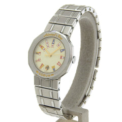 Corum Admiral's Cup Watch 39.610.20 V-50 Stainless Steel Quartz Analog Display White Dial Women's — Very Good