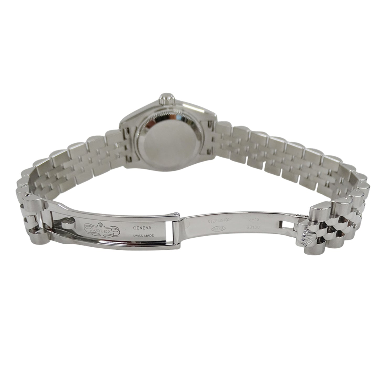 Rolex Datejust 179174, D-serial, Women's Automatic Watch, Stainless Steel, White Gold, Silver, White, Overhauled and Polished