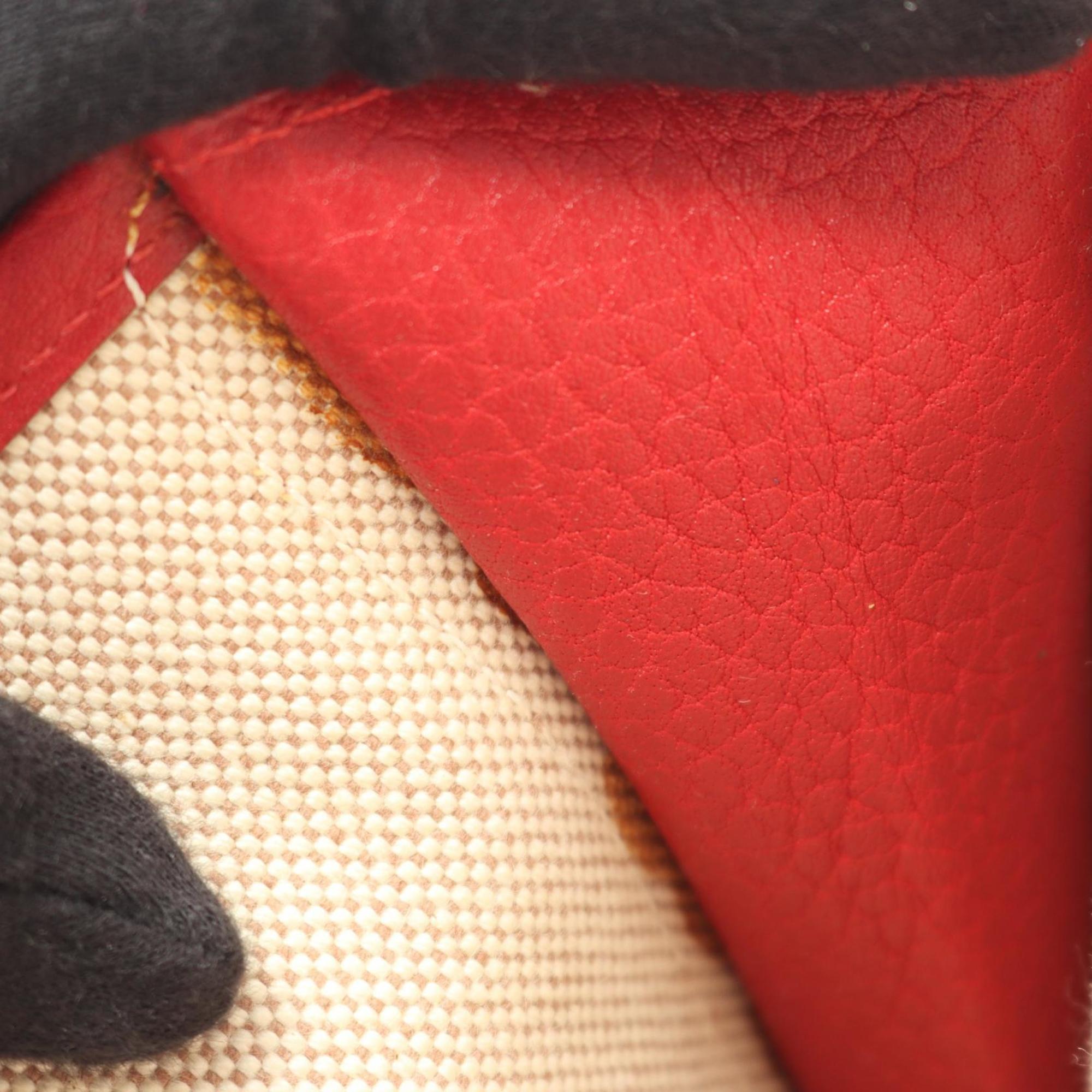 Hermes Hermès Jige PM Second Bag/Clutch Bag, Leather Fjord, Women's, Red