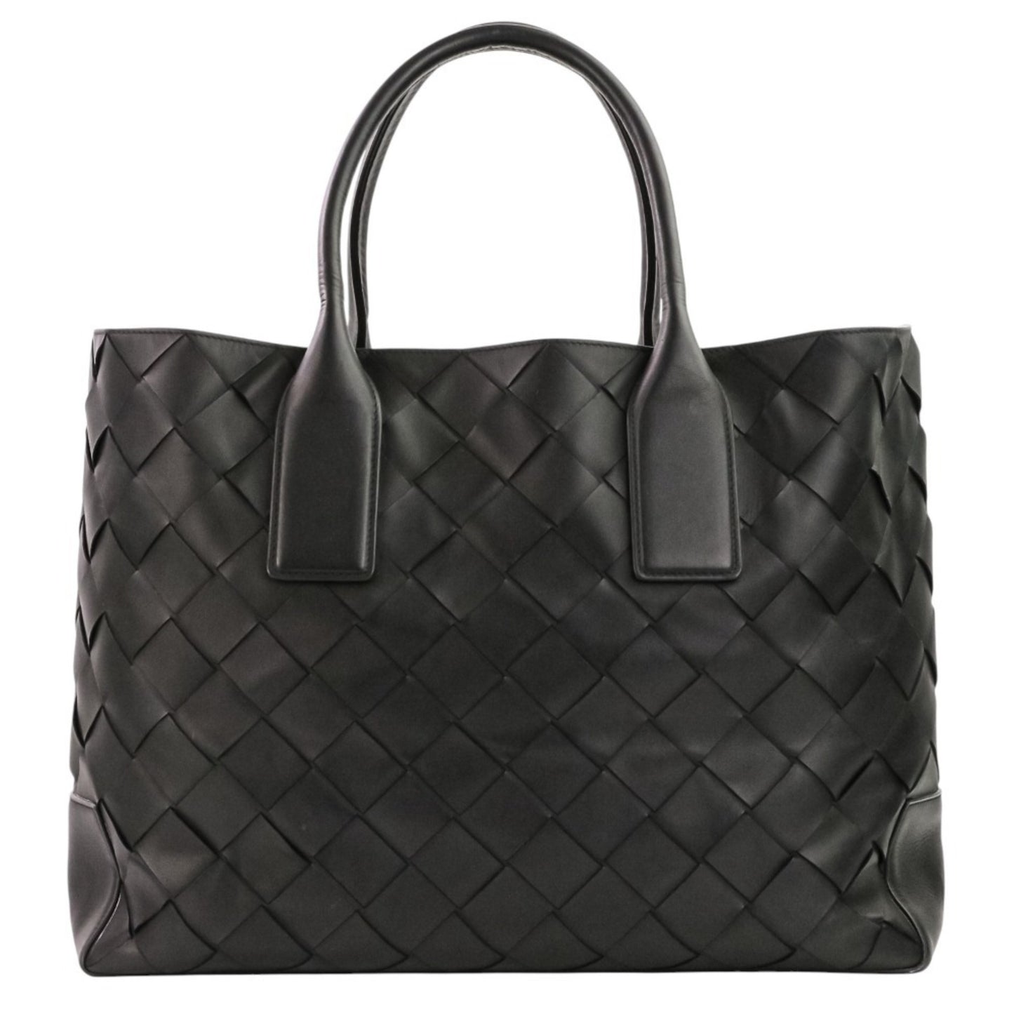 BOTTEGA VENETA Maxi Intrecciato Tote Bag 629888 Black Men's