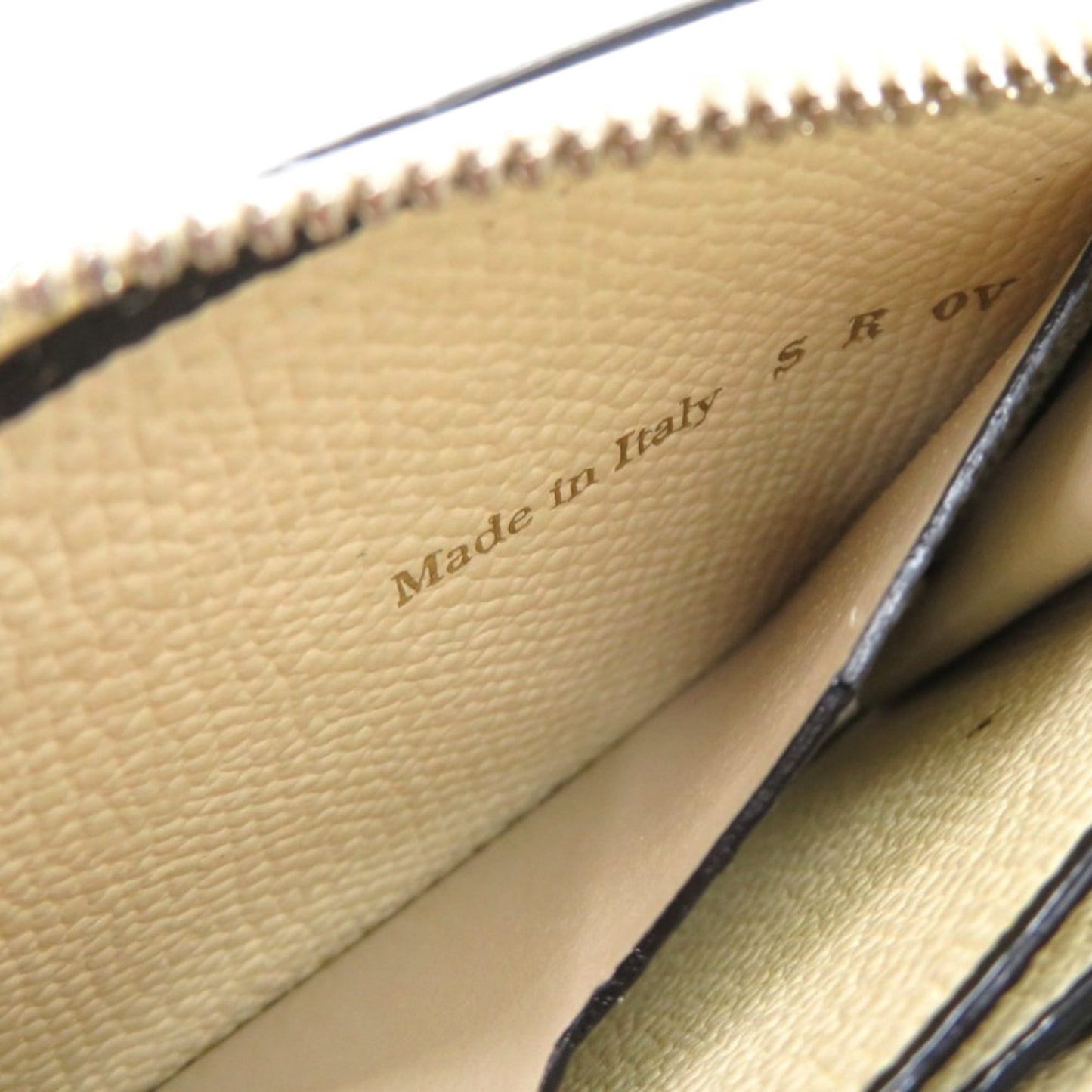 Valextra Zip Around Card Holder SGZA0010028LRLCC99WW Soft Calfskin White Coin Case 1336