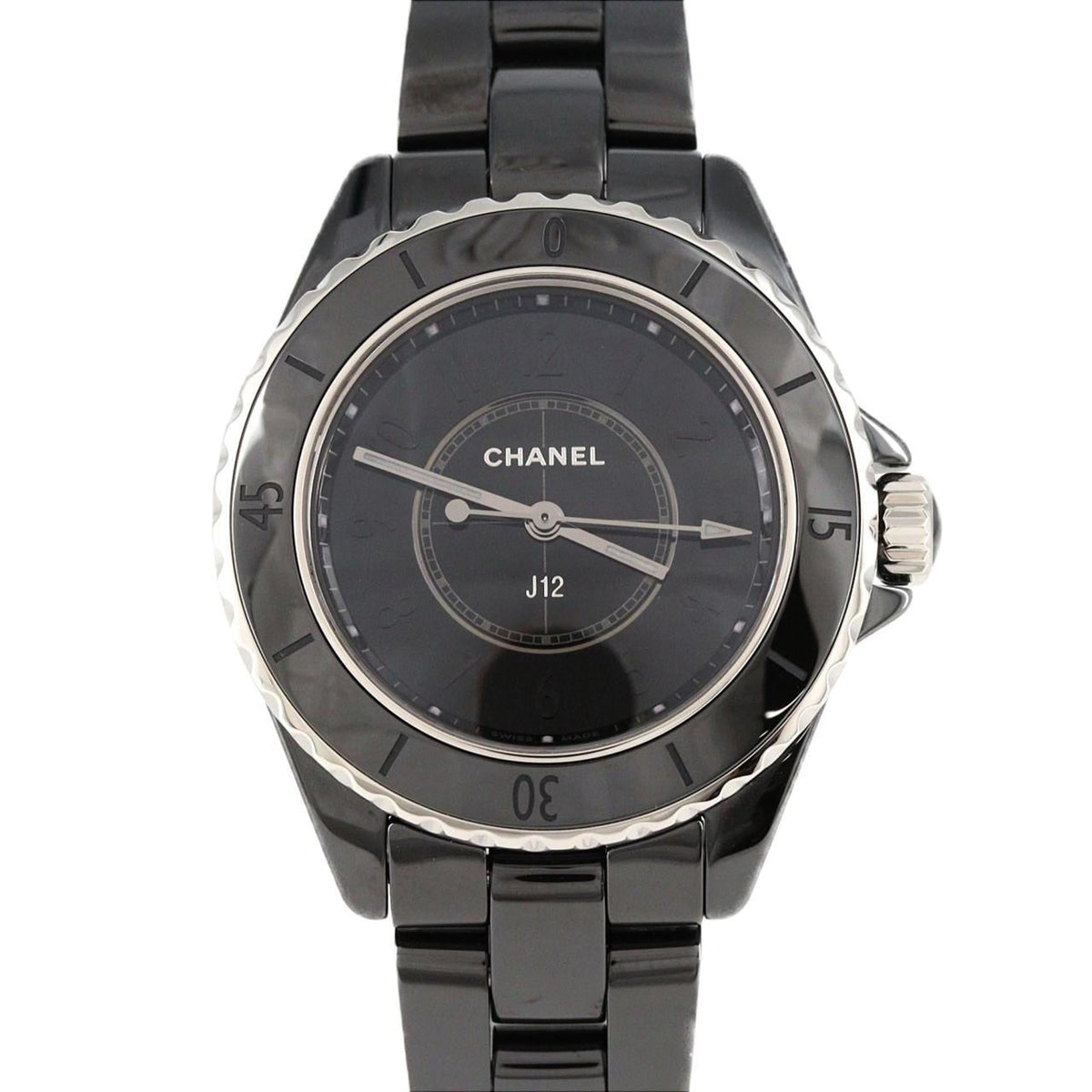 Chanel J12 Phantom 33mm Ceramic H6346 Quartz Watch — Very Good