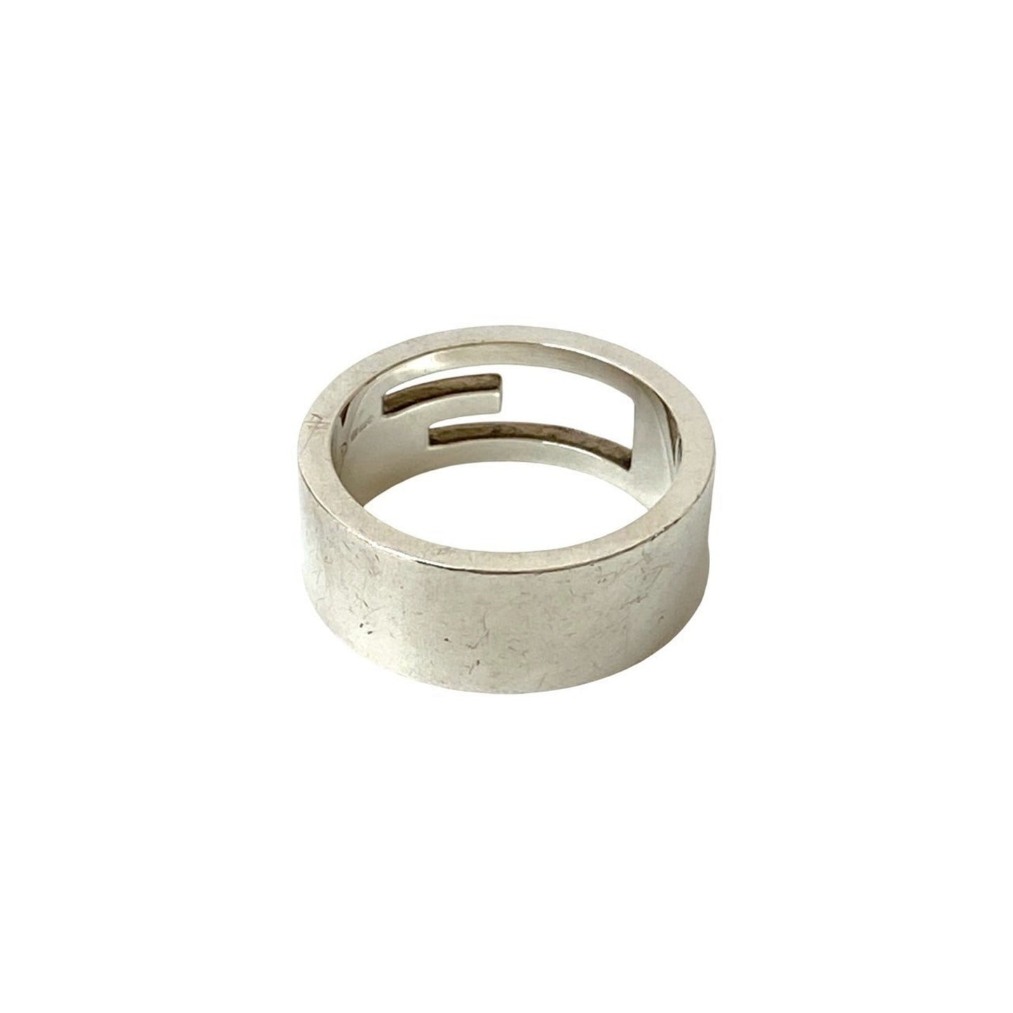 GUCCI Square G Ring, 925 Sterling Silver, Accessory for Men and Women, 102-1