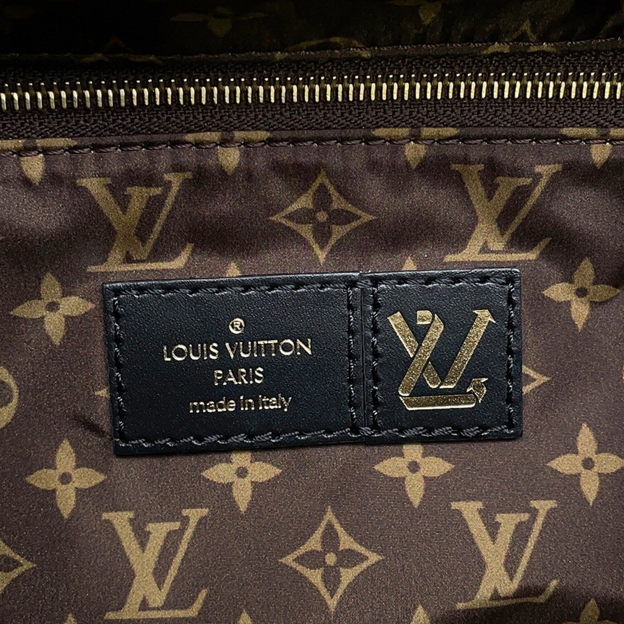 Louis Vuitton Tote Bag, Recycled Nylon, Monogram, OnTheGo GM M59005, Handbag, Black. Vuitton — Like New