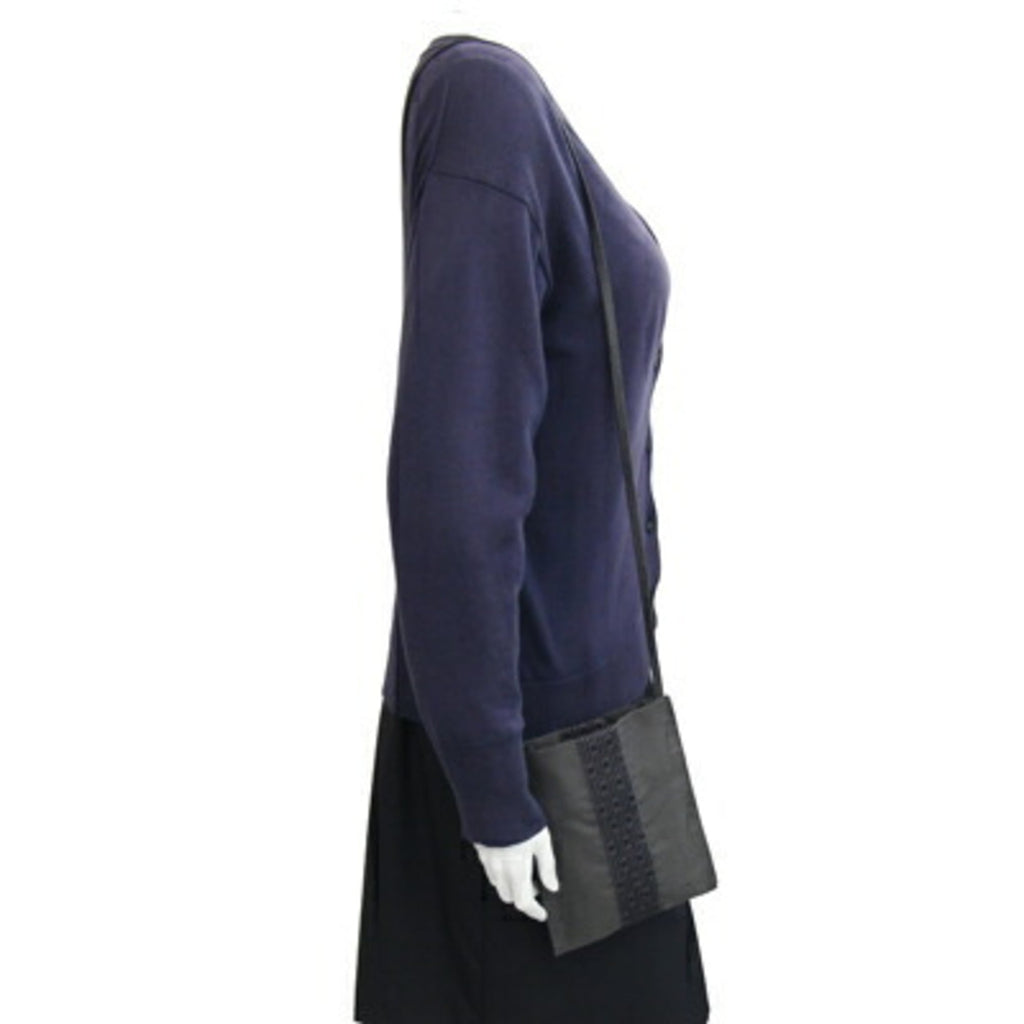 Hermes Air Line Pochette Shoulder Bag, Gray Canvas Crossbody Bag for Women, HERMES