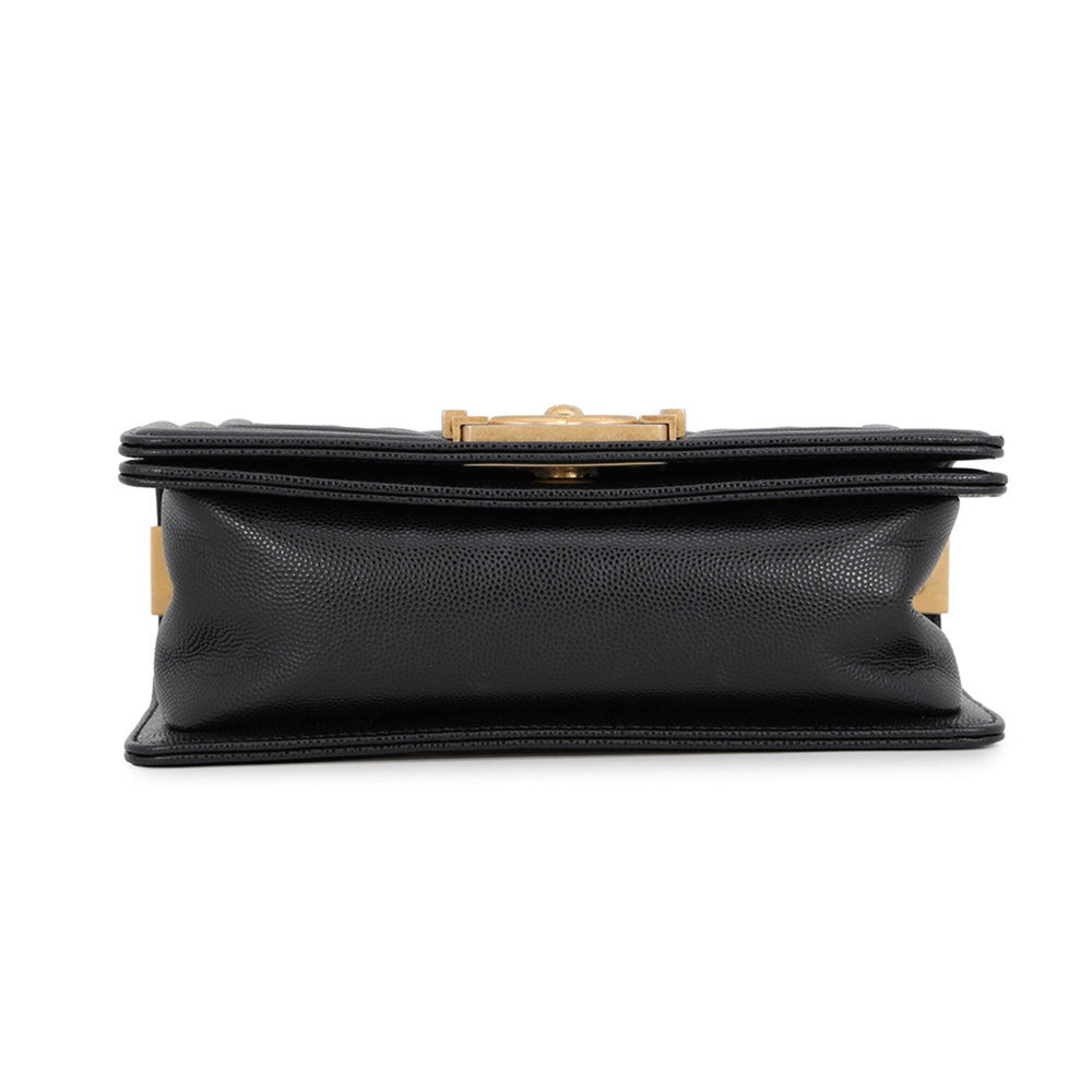 Chanel Chain Shoulder Bag Boy Small Matelassé Coco Mark A67085 BOY CHANEL Handbag Black Women's — Like New