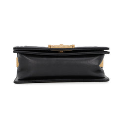 Chanel Chain Shoulder Bag Boy Small Matelassé Coco Mark A67085 BOY CHANEL Handbag Black Women's — Like New