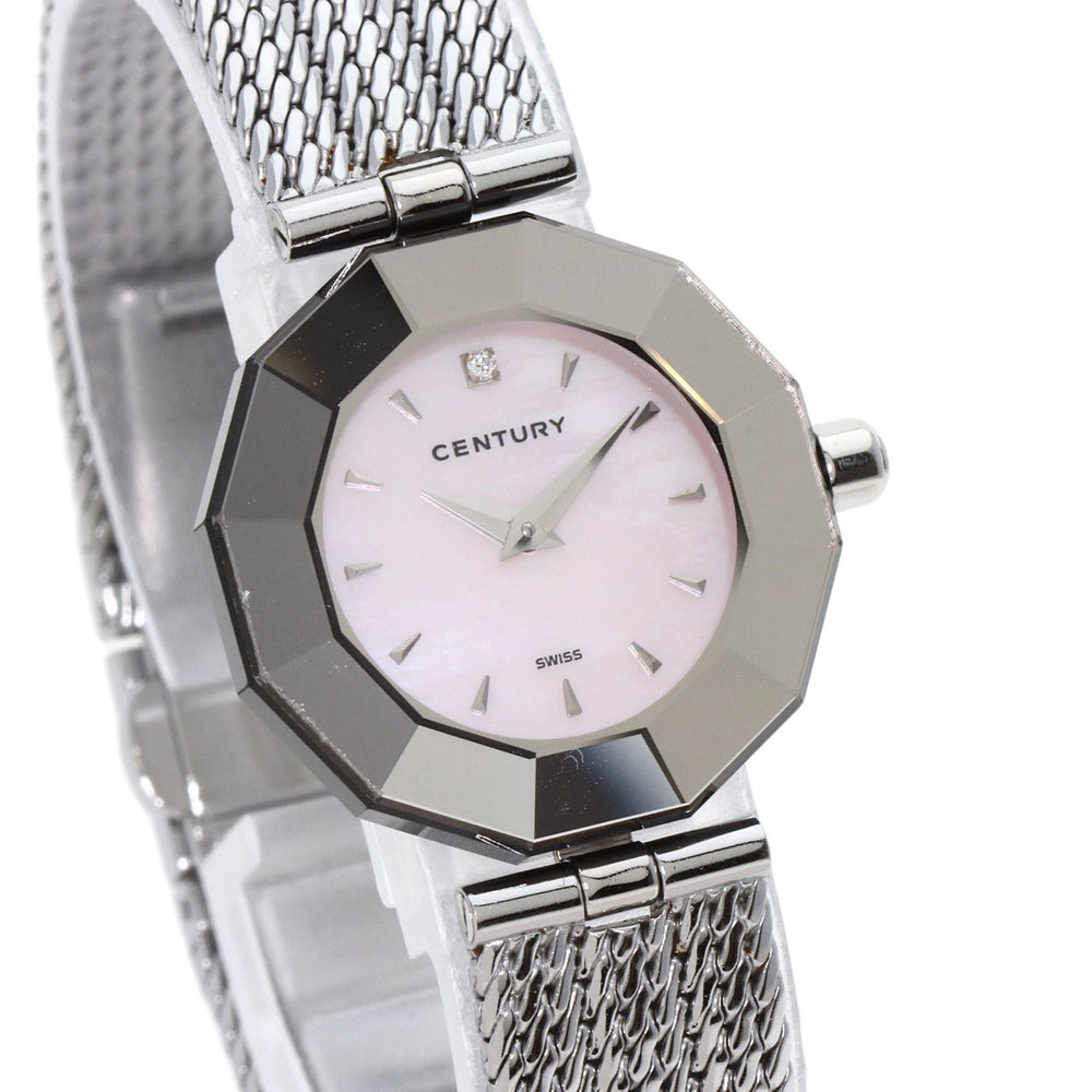 Century Primetime Watch Stainless Steel SS Ladies CENTURY — Very Good