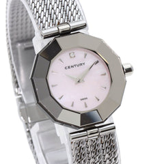 Century Primetime Watch Stainless Steel SS Ladies CENTURY — Very Good