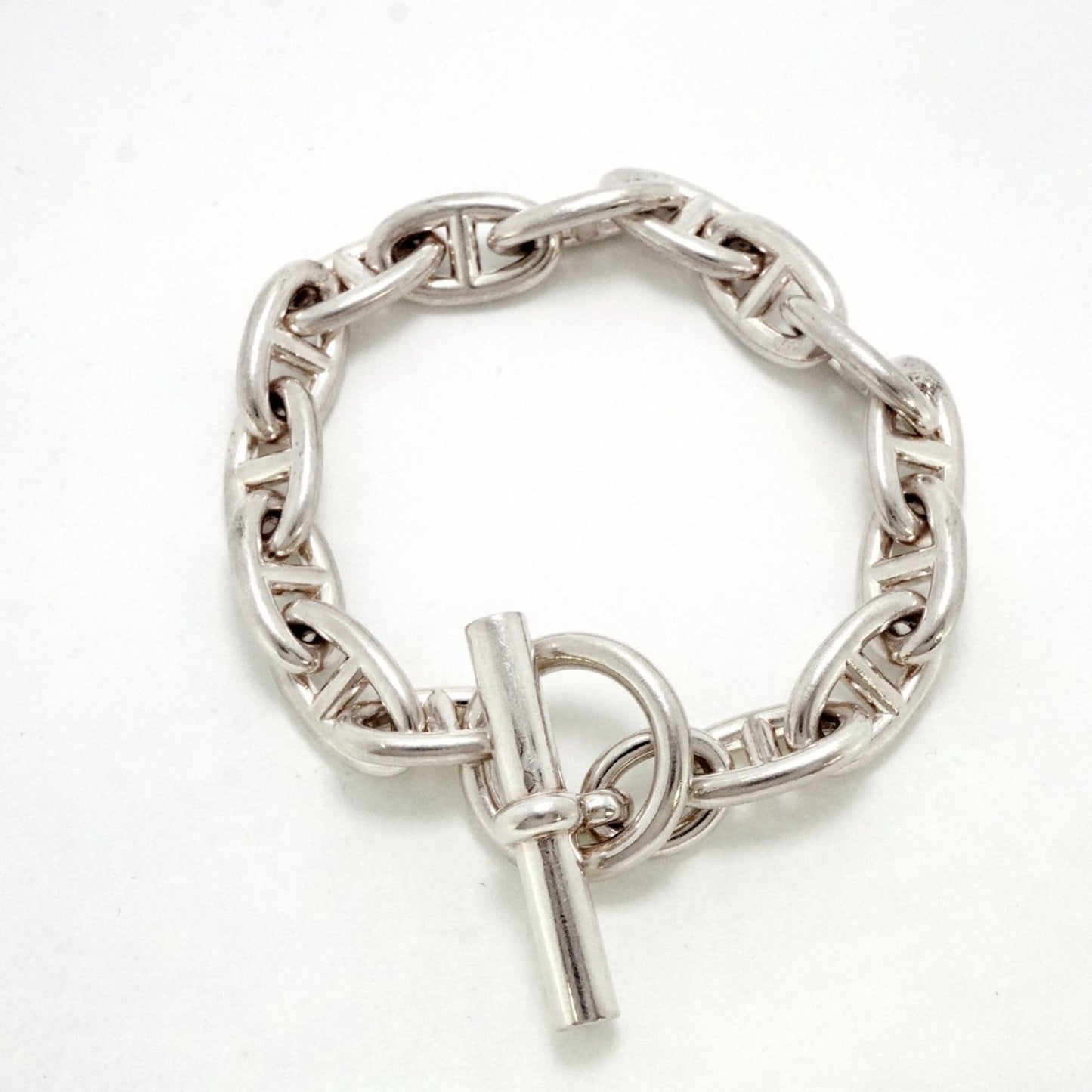 Hermes Hermès Chaine d'Ancre GM Bracelet, 15 links, 925 silver, for men and women