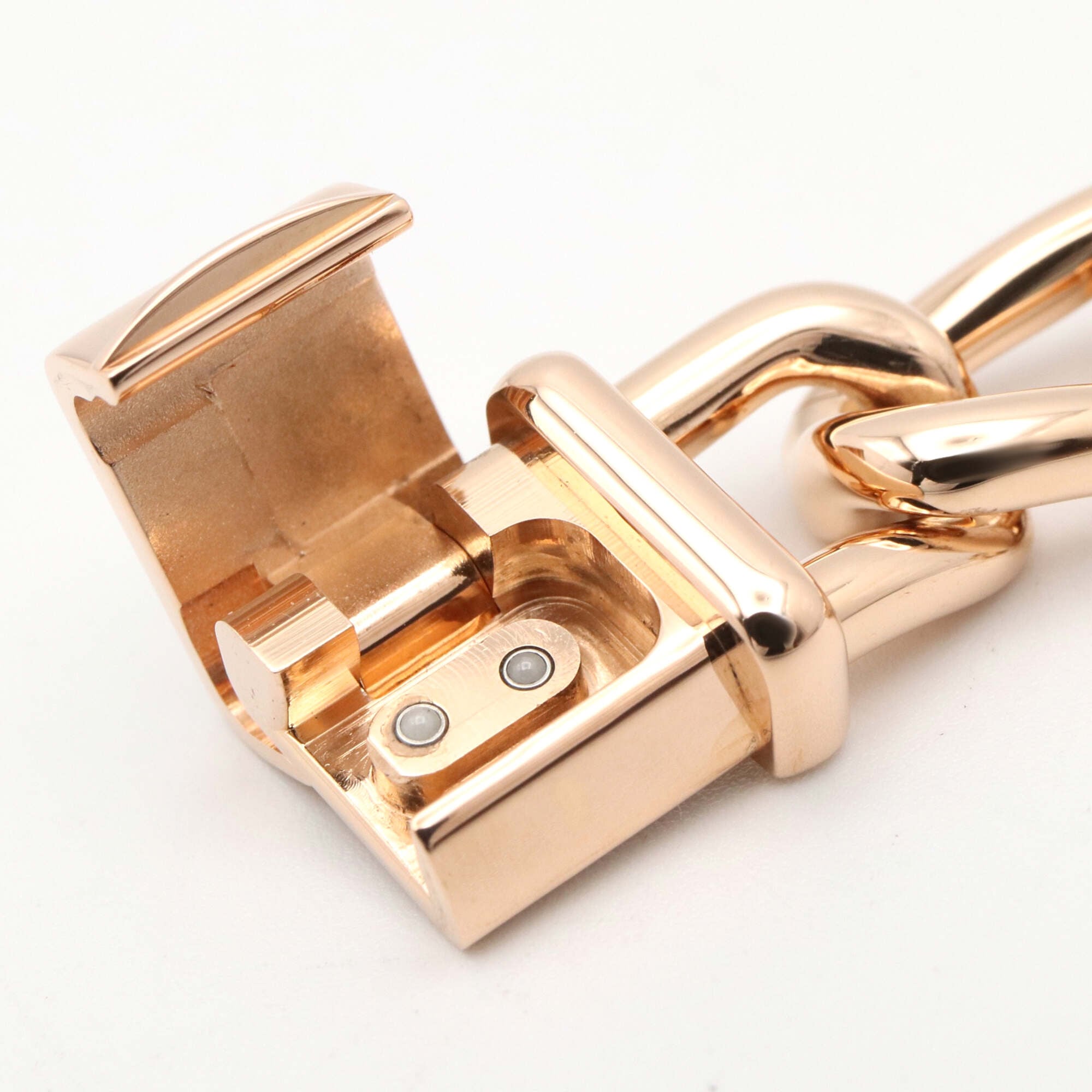 Hermes Nantucket PM 29mm Watch, 18K Pink Gold (PG), Women's, White/White Shell, NA2.170 — Very Good
