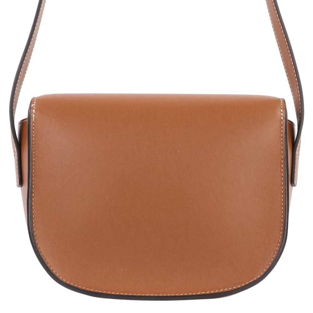 CELINE Folco Cuir Triomphe Shoulder Bag, Brown, Women's, Luxs, Pre-owned Brands — Like New