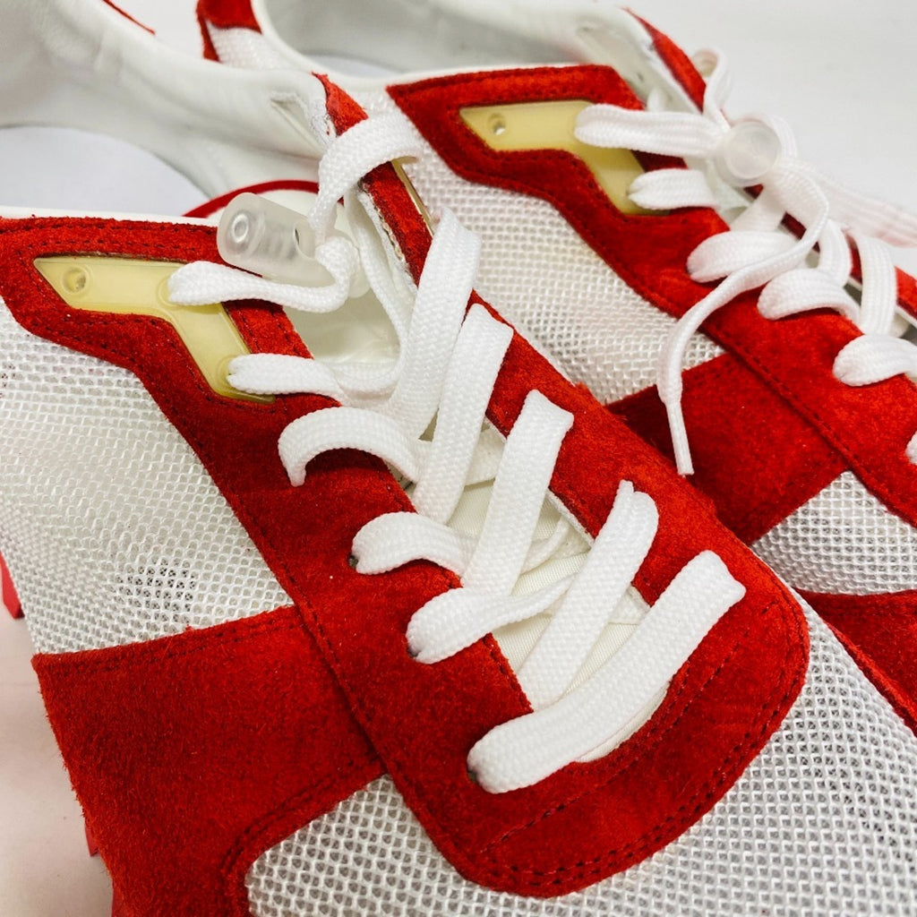 LOUIS VUITTON Louis Vuitton 30 V Runner Line LV Sneakers Red