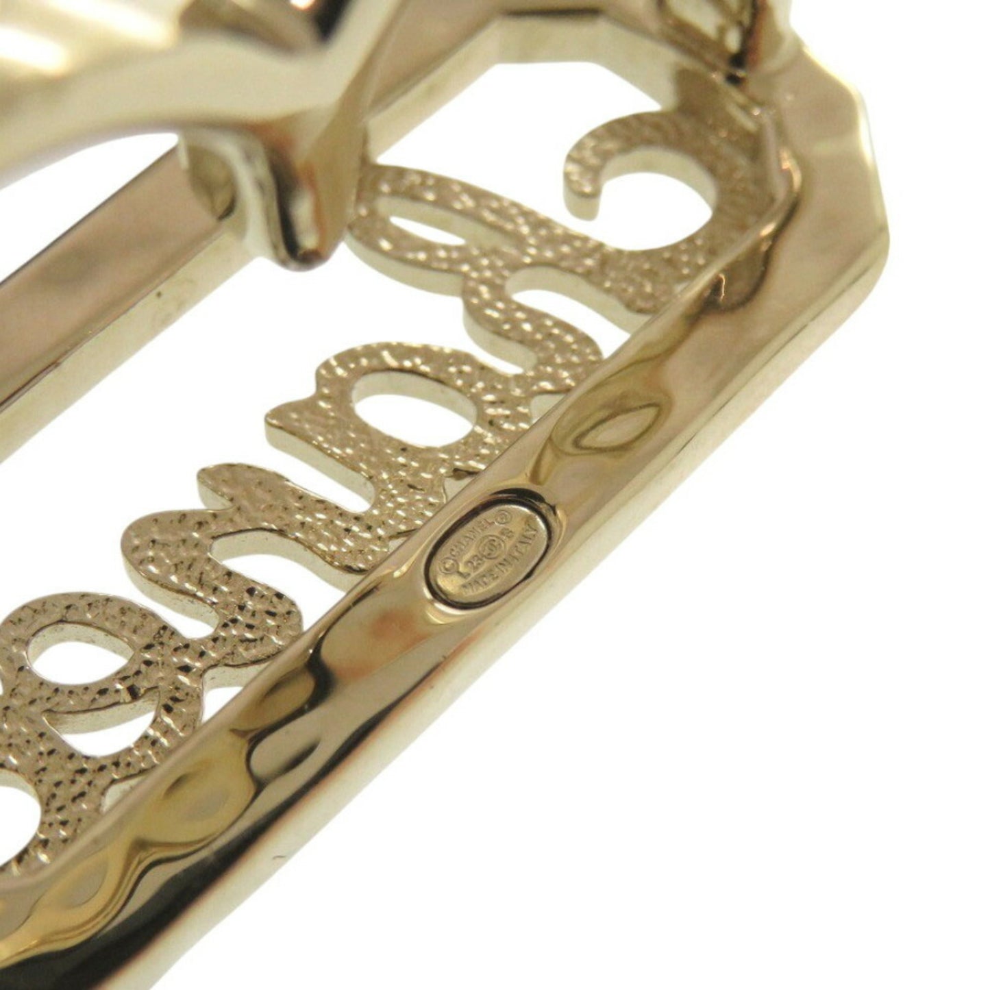 Chanel Double Finger L23B Metal Stone Faux Pearl Gold Ring 1183CHANEL