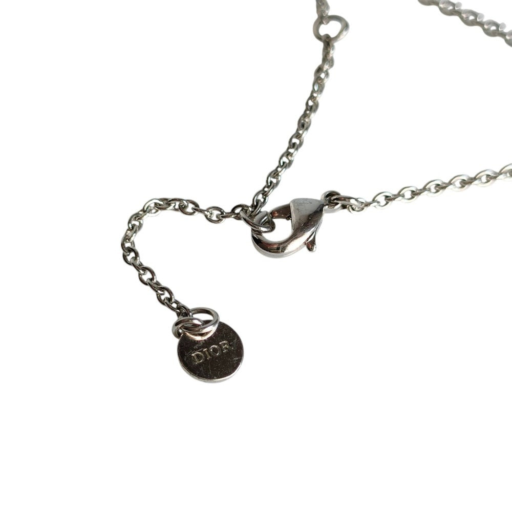 Christian Dior Clair D Lune Rhinestone Chain Bracelet in Silver Metal, Women's, Luxs, Pre-owned Brands — Like New