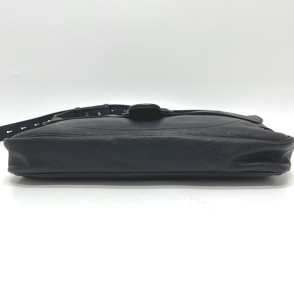 GUCCI 767209 GG Marmont Flap Bag, Handbag, Shoulder Leather, Women's, Black, Like New — Like New