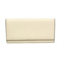 Valextra Removable 12 Card Holder V9L15 Men,Women Leather Long Wallet (bi-fold) Off-white