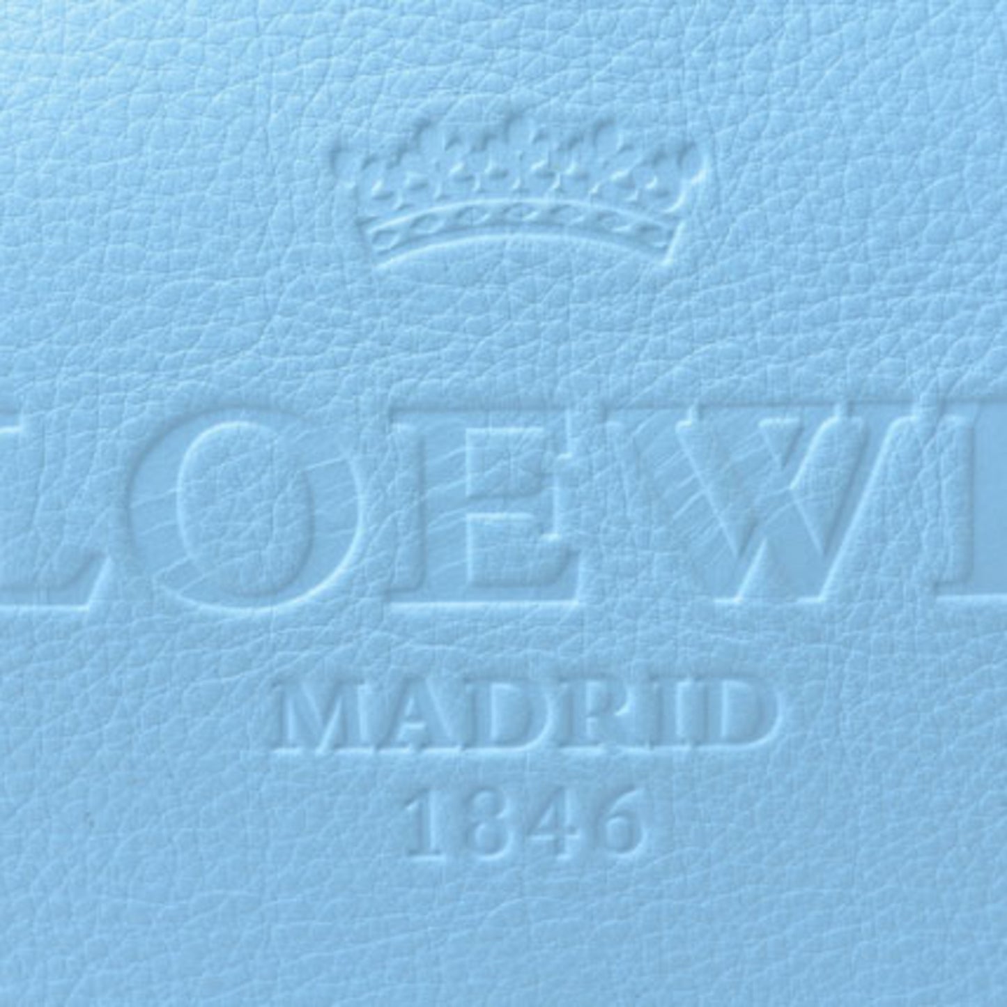 LOEWE Tote Bag, Storage Bag HERITAGE Heritage Calfskin Light Blue