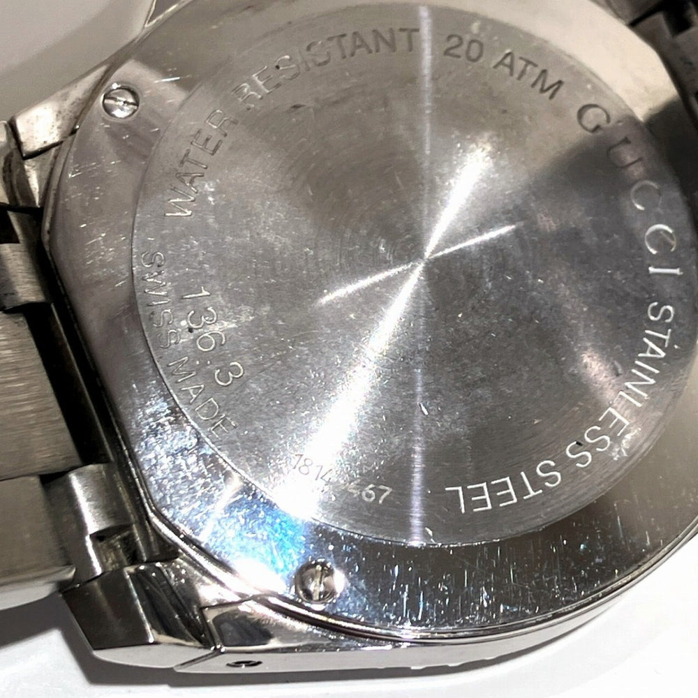 Gucci Dive watch, total weight 154.2g, stainless steel, automatic movement, black dial, 136.3 — Good