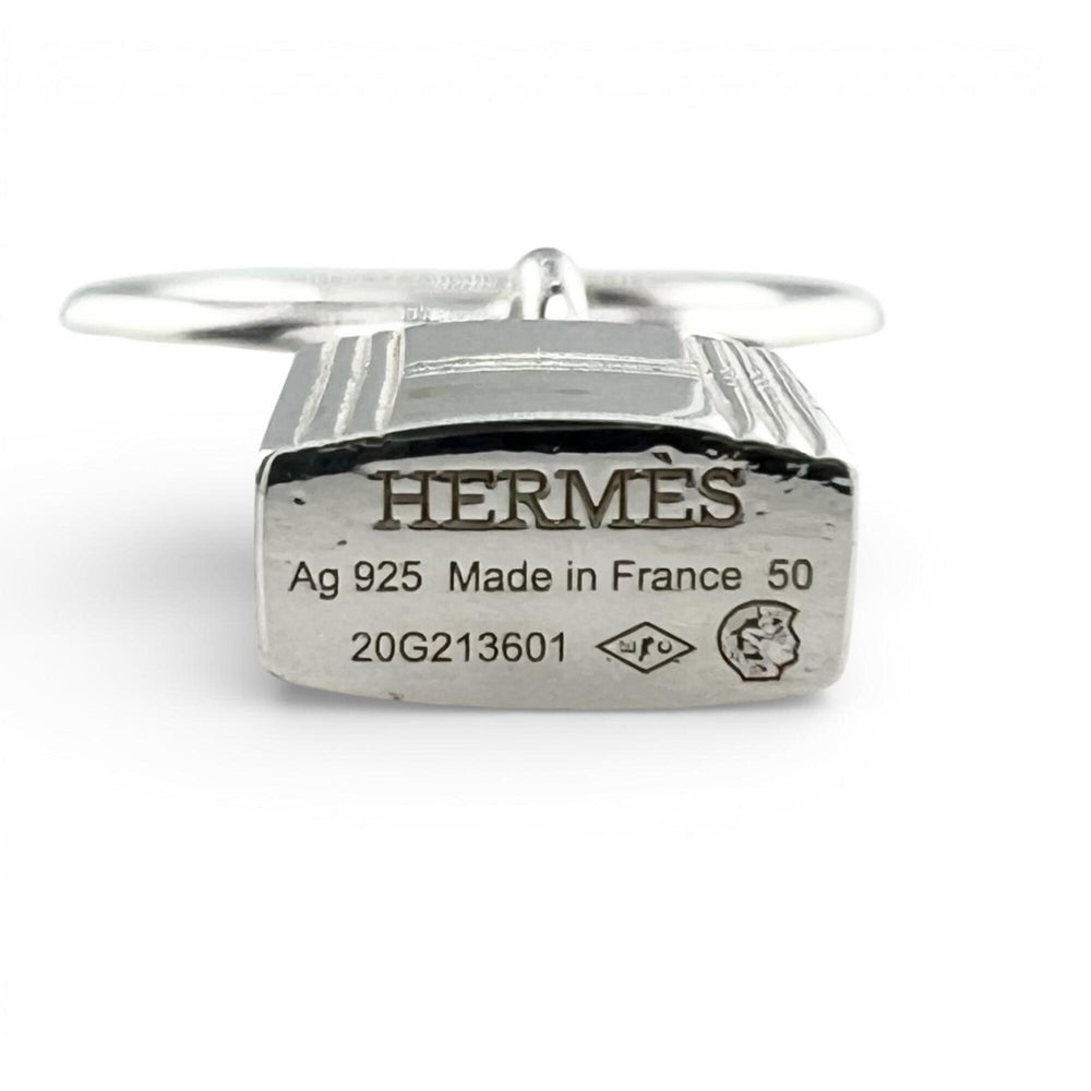 HERMES (Hermes) 2020 Amulette Cadena AG925 Ring, Silver 50, Made in France, Weight 5.5g, Women's — Like New