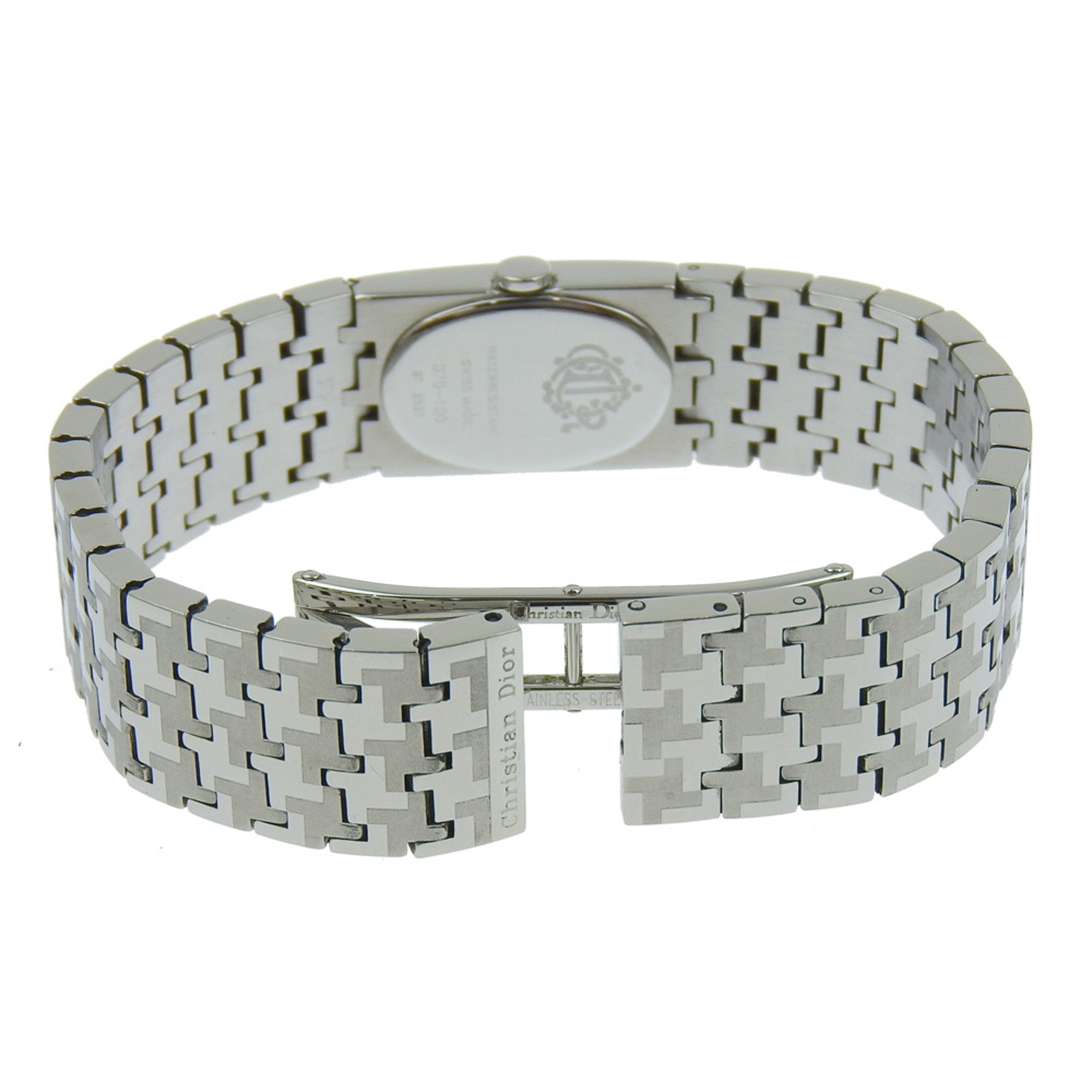 Christian Dior Miss Watch D70-100 Stainless Steel Quartz Analog Display Black Dial Women's — Good