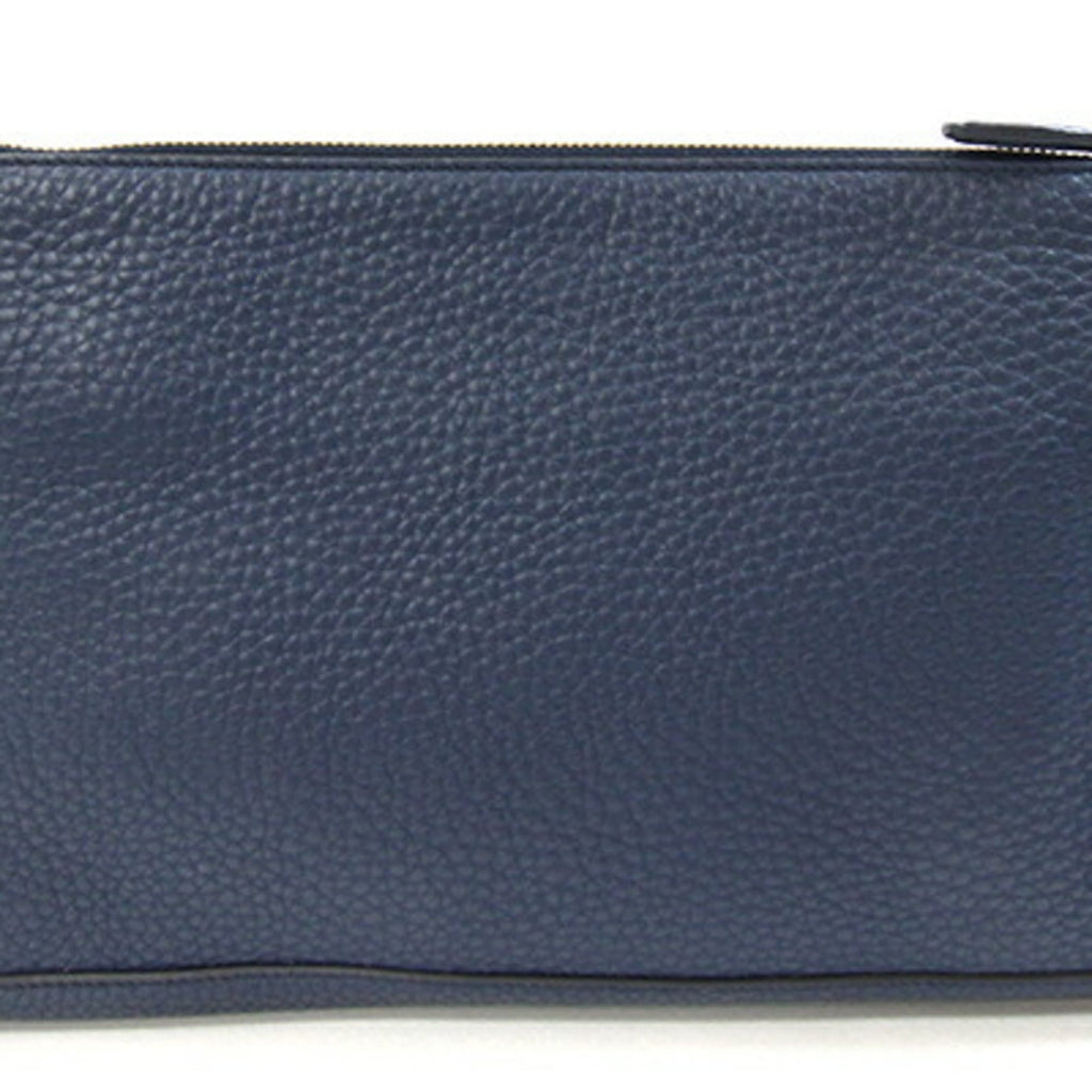 Prada Shoulder Bag 1BH050 Navy Leather Crossbody for Women