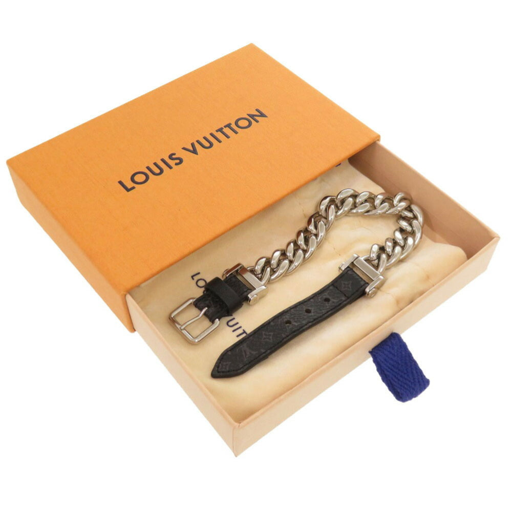 Like new Louis Vuitton Monogram Eclipse Chain Bracelet M64225 LV 1226 LOUIS VUITTON — Like New