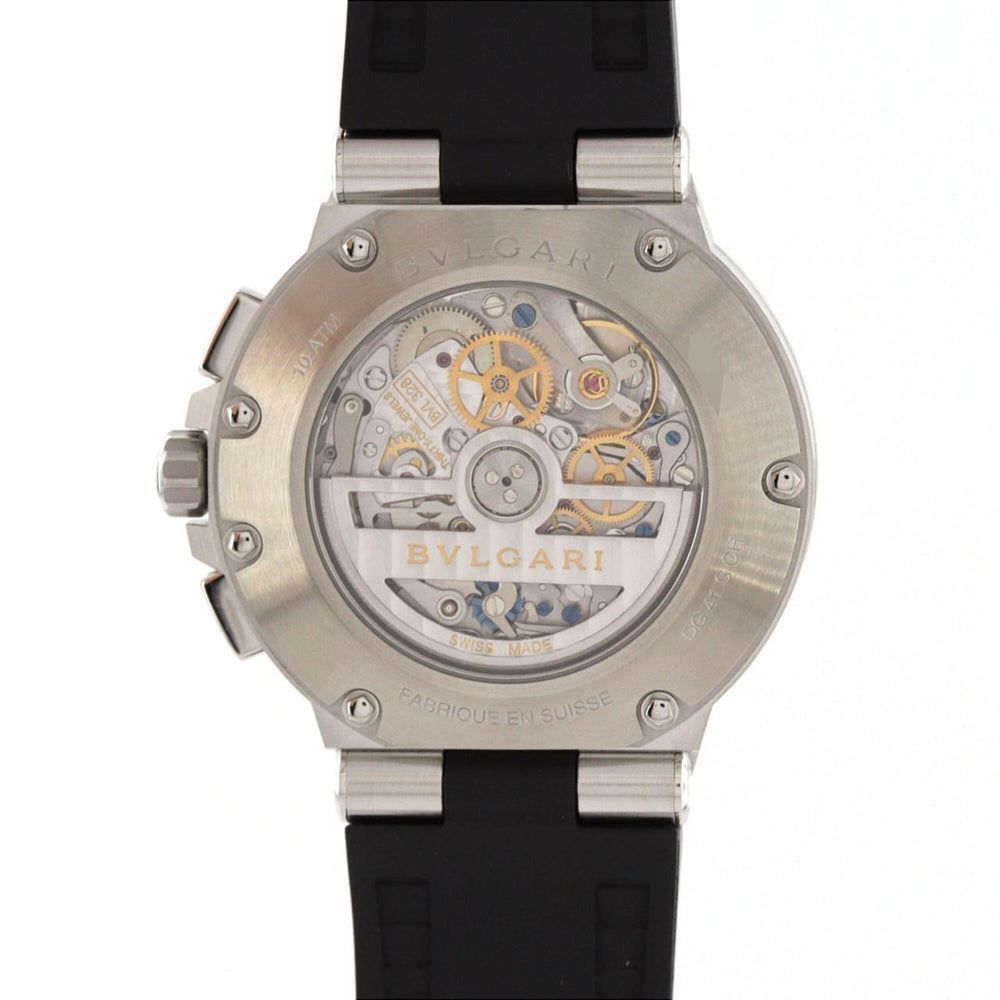 Bulgari Diagono Velocissimo DG41SCH Stainless Steel Automatic Watch — Very Good