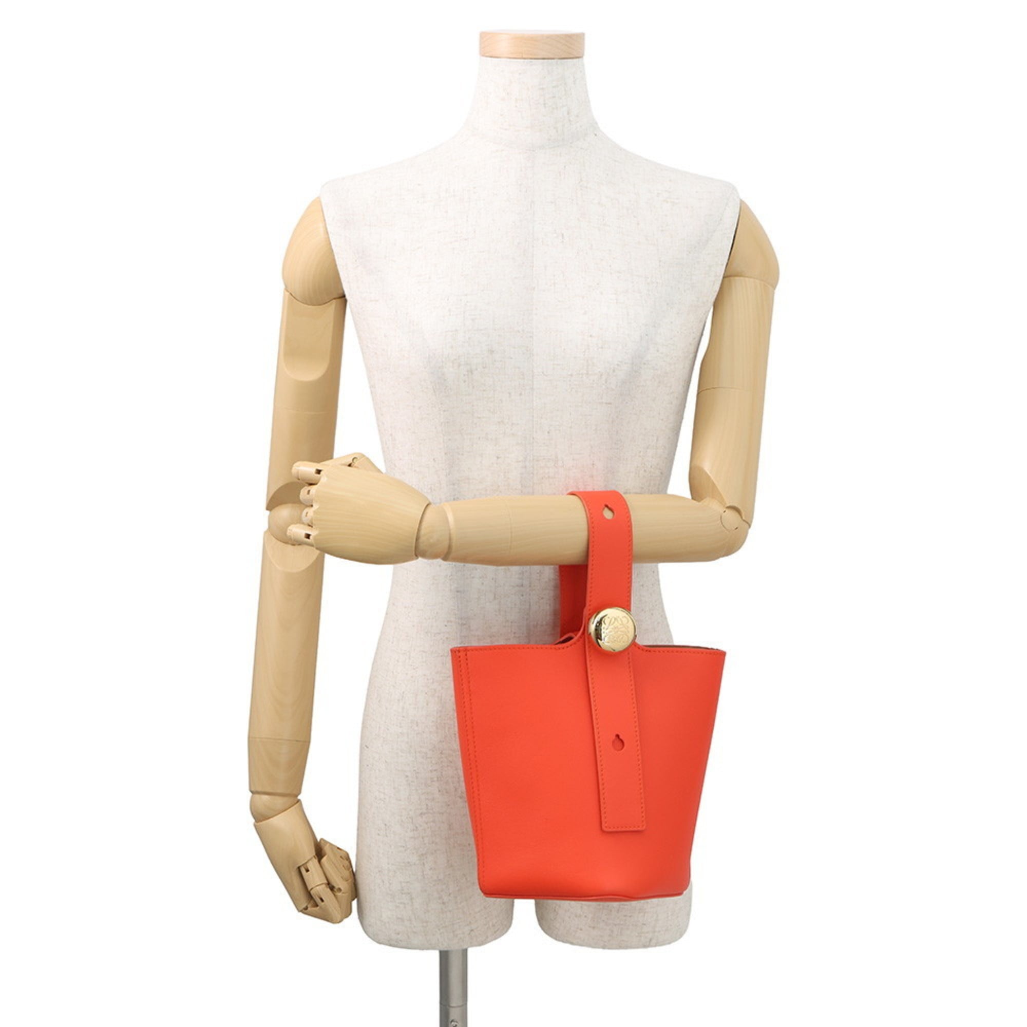 Loewe Pebble Bucket Bag Mini AANBBBMX01 2-way