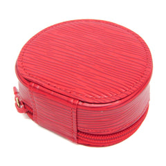 Louis Vuitton Epi Ecrin Bijoux8 M48217 Jewelry Case Castilian Red Epi Leather — Like New