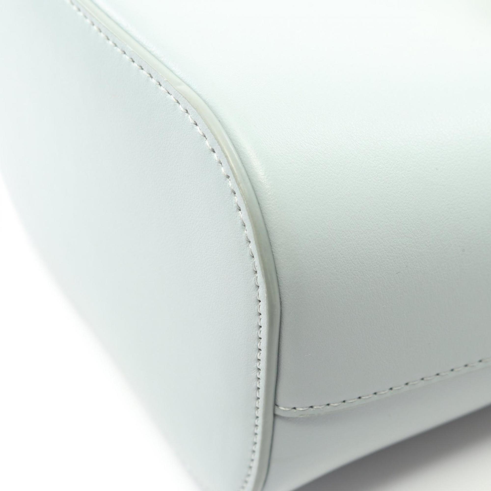 Celine Triomphe Mini Bucket Louise Handbag, Leather, Women's, Blue, 10N473GHJ.07IC