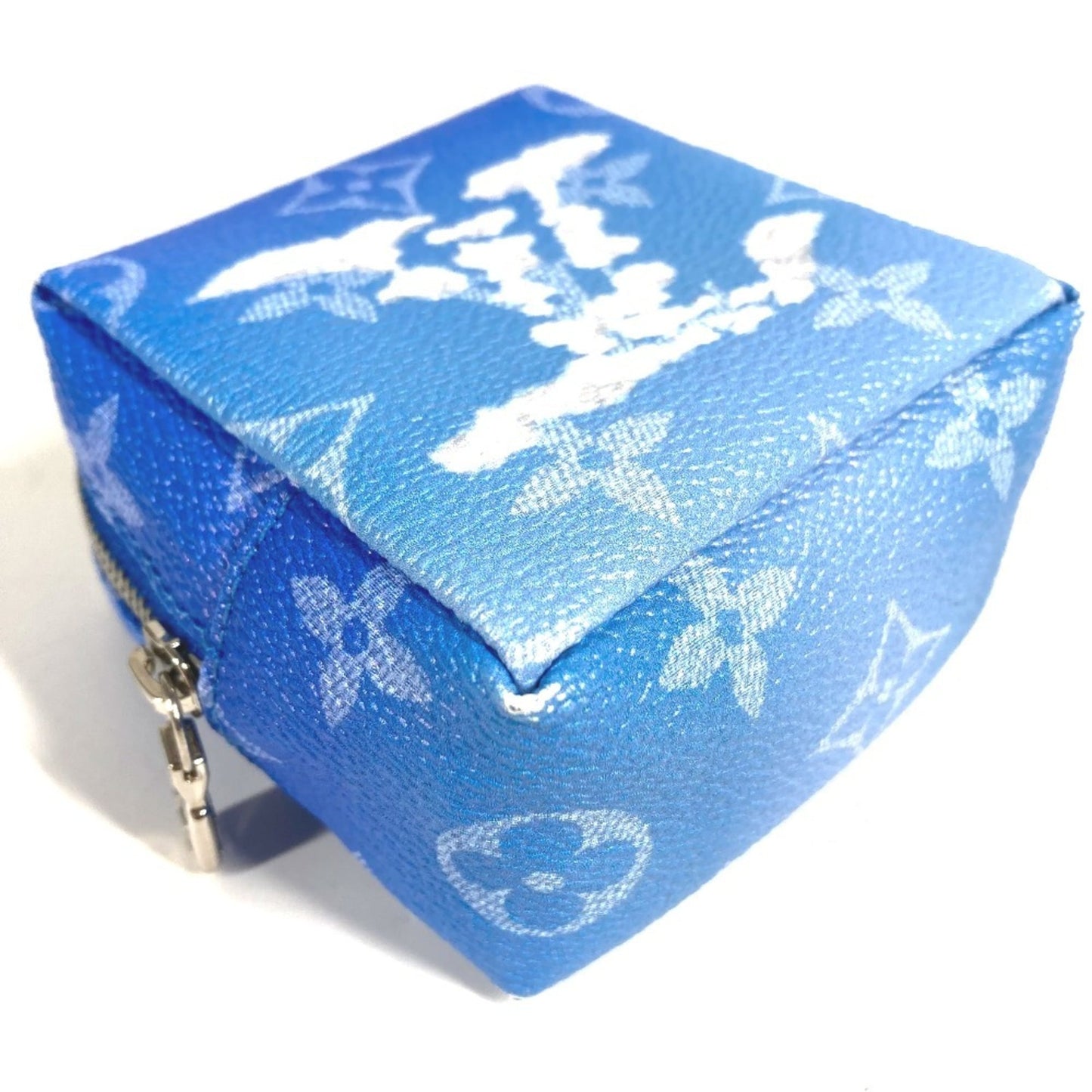 LOUIS VUITTON MP2792 Monogram Clouds Bijoux Sac Squared Pouch Bag Charm Keychain Canvas Men's Women's Blue