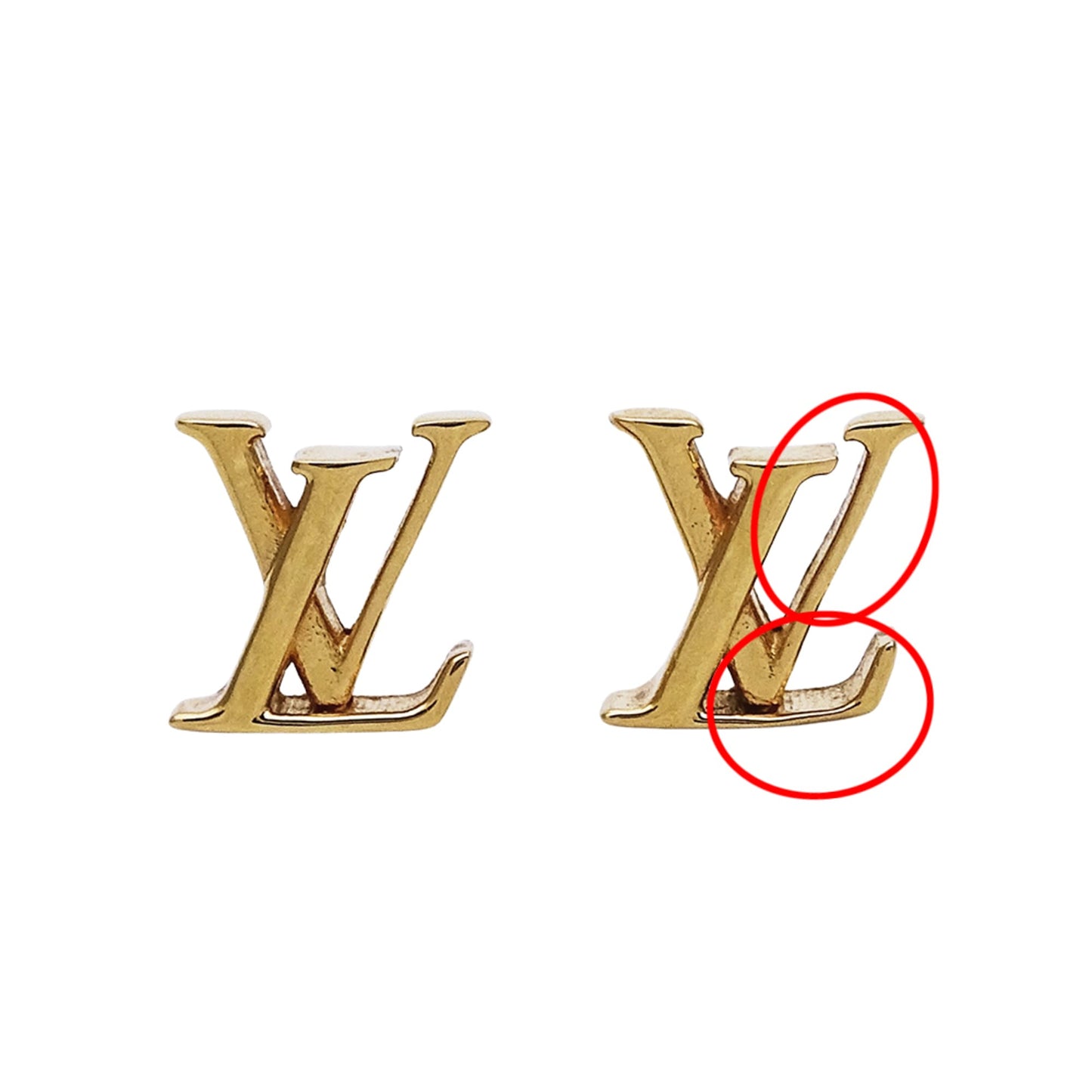 Louis Vuitton LOUIS VUITTON Women's Luluglam Rhinestone Earrings in Gold, Pink, and Green, M00785