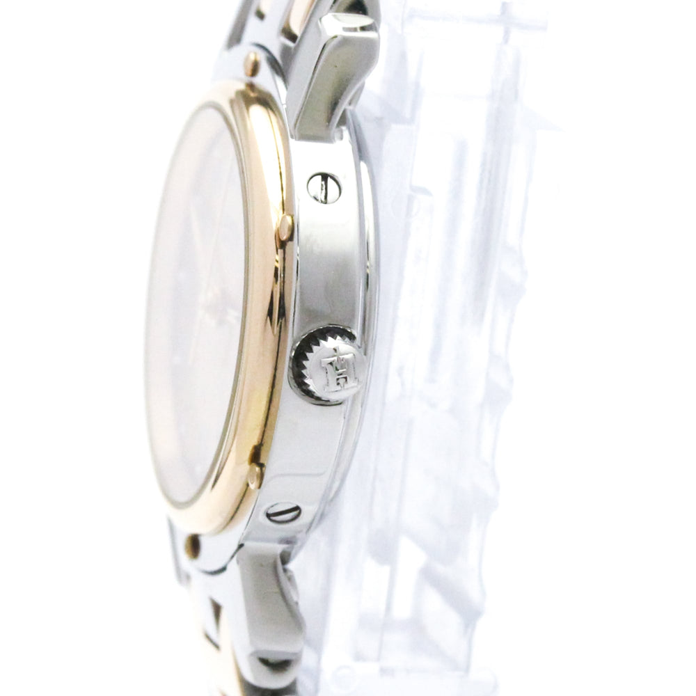 HERMES Clipper Pink Gold Plated Steel Watch CL4.221 Polished — Very Good