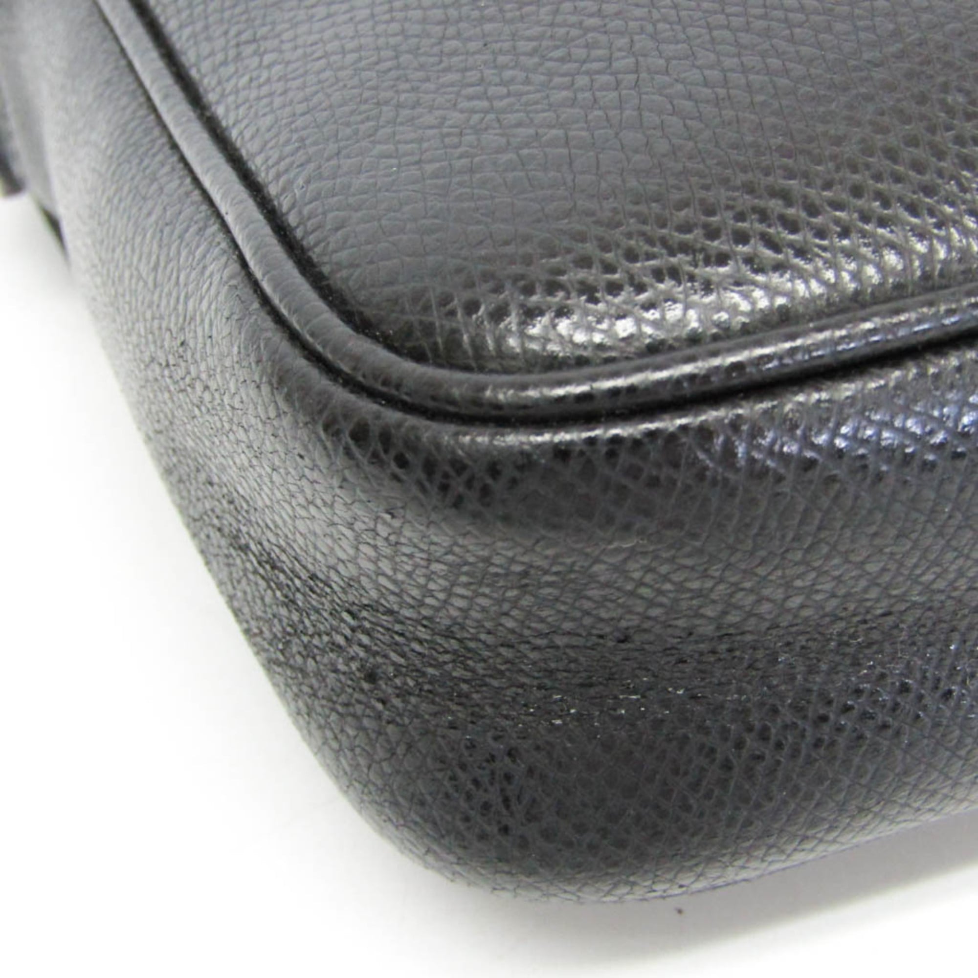 Salvatore Ferragamo FZ-24 8810 Men,Women Leather Shoulder Bag Black