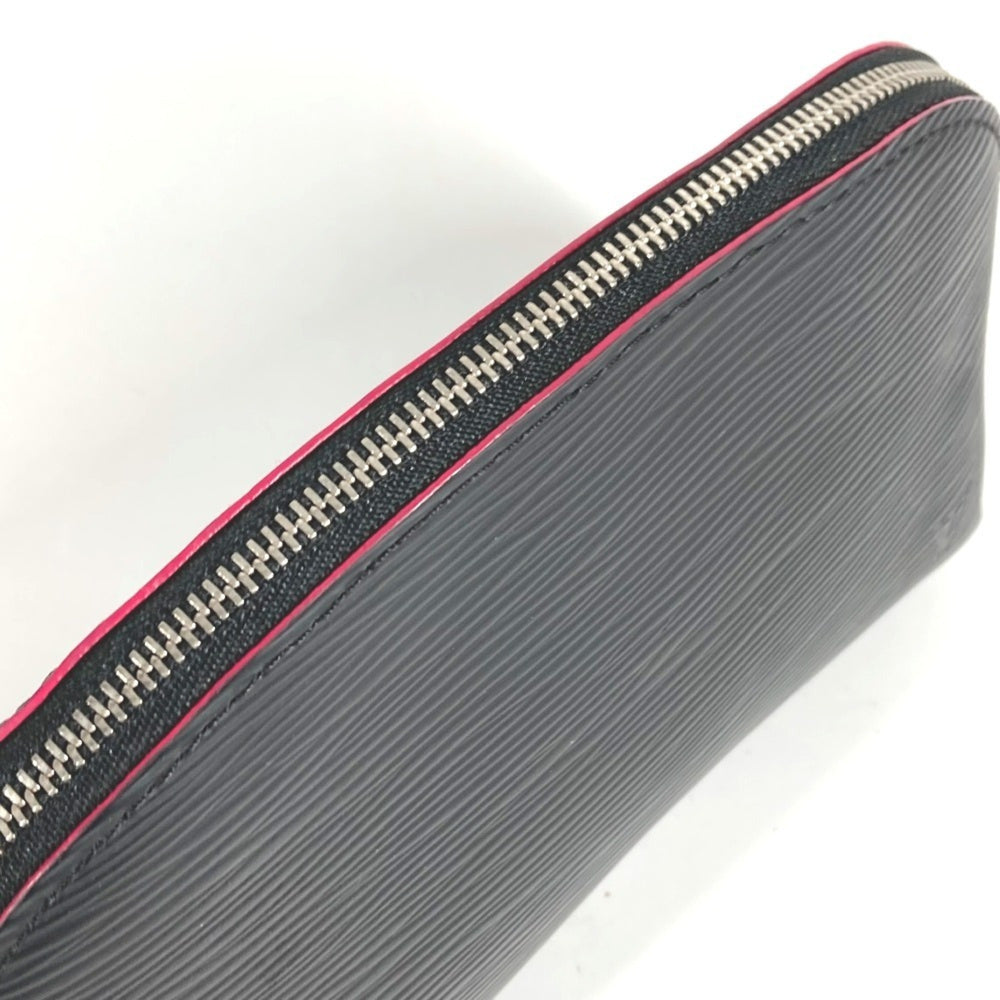 LOUIS VUITTON M67185 Epi Two-Tone Pochette Cosmetic Pouch/Makeup Pouch/Multi-Pouch/Cosmetic Pouch/Epi Leather/Men's/Women's/Noir/Black — Like New