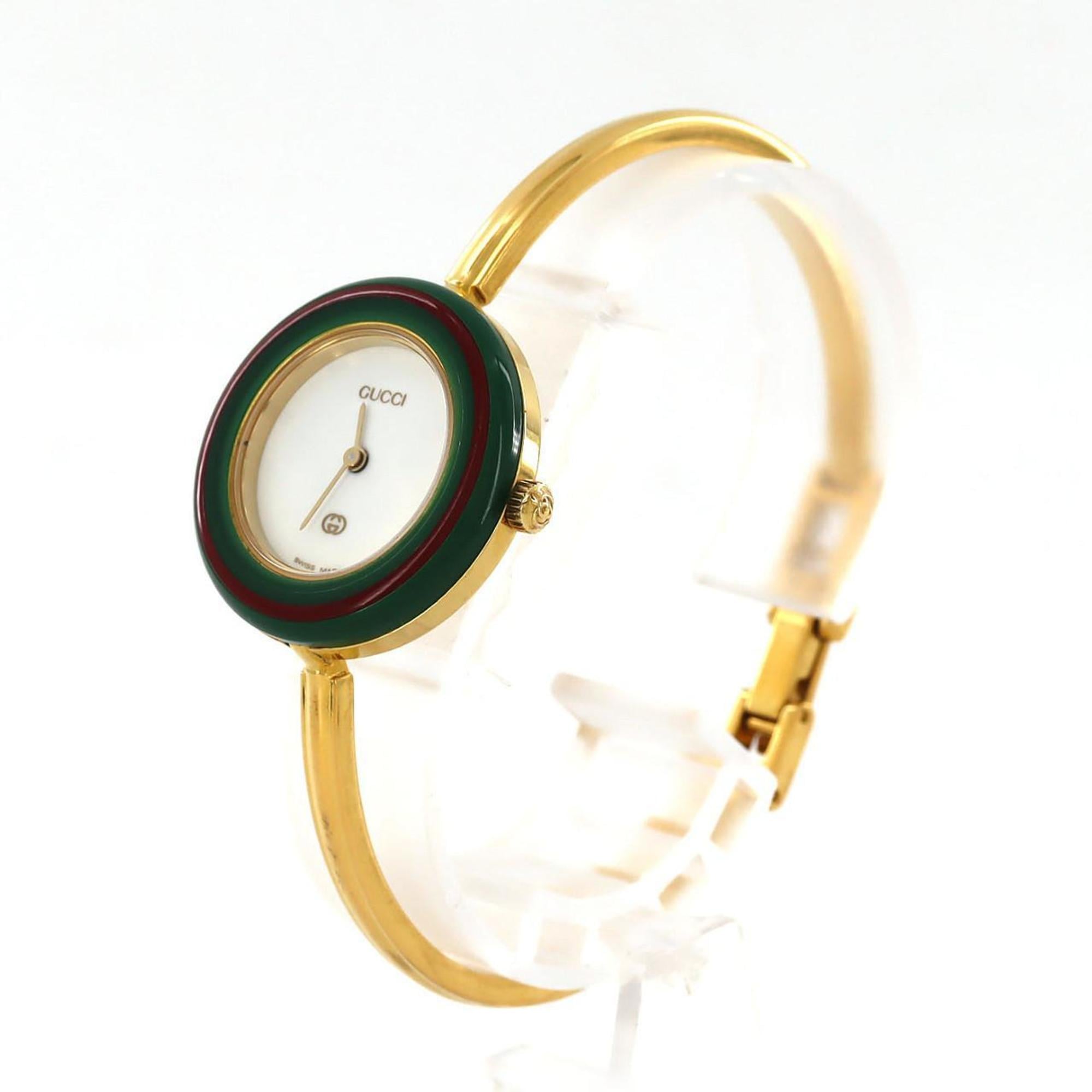 Gucci Change Ring GP M size 11 12 watch quartz — Very Good