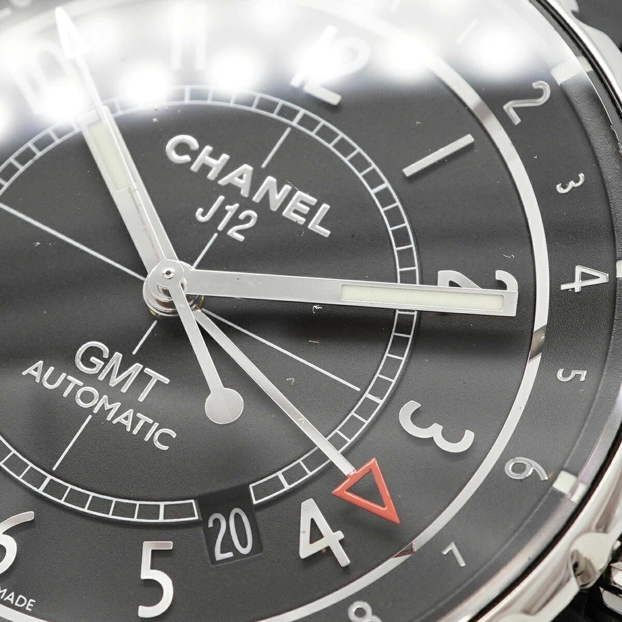 Chanel J12 GMT Matte Black H3101 Dial Men's Watch — Good