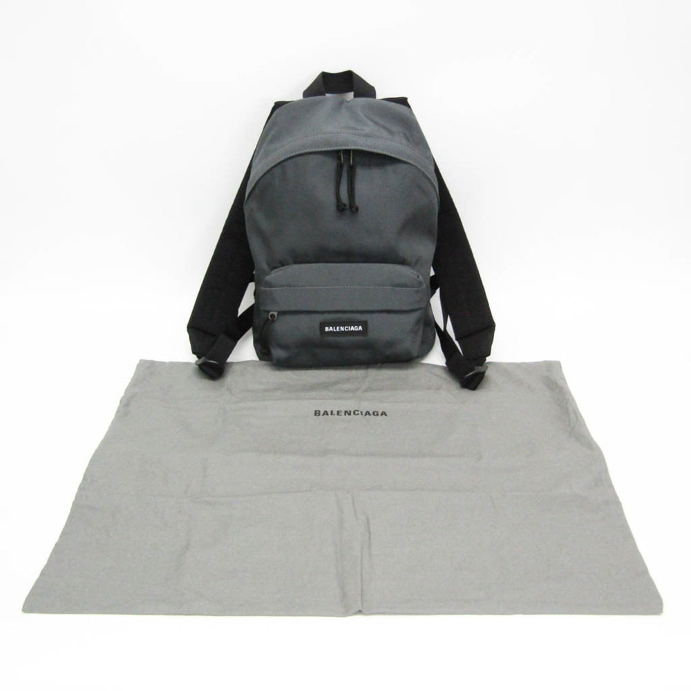 Balenciaga Explorer Backpack S 558163 Men,Women Nylon Backpack Black,Gray — Like New