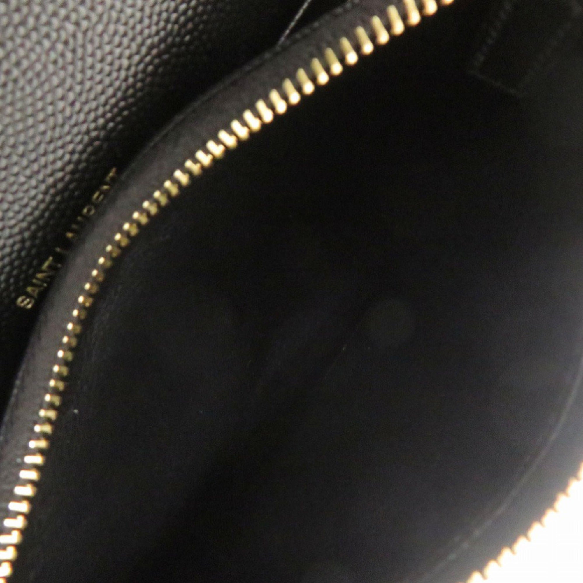 Yves Saint Laurent Like new Saint Laurent Paris Cassandra Envelope Wallet with Chain 742920, black leather chain shoulder bag, 1490 — Like New