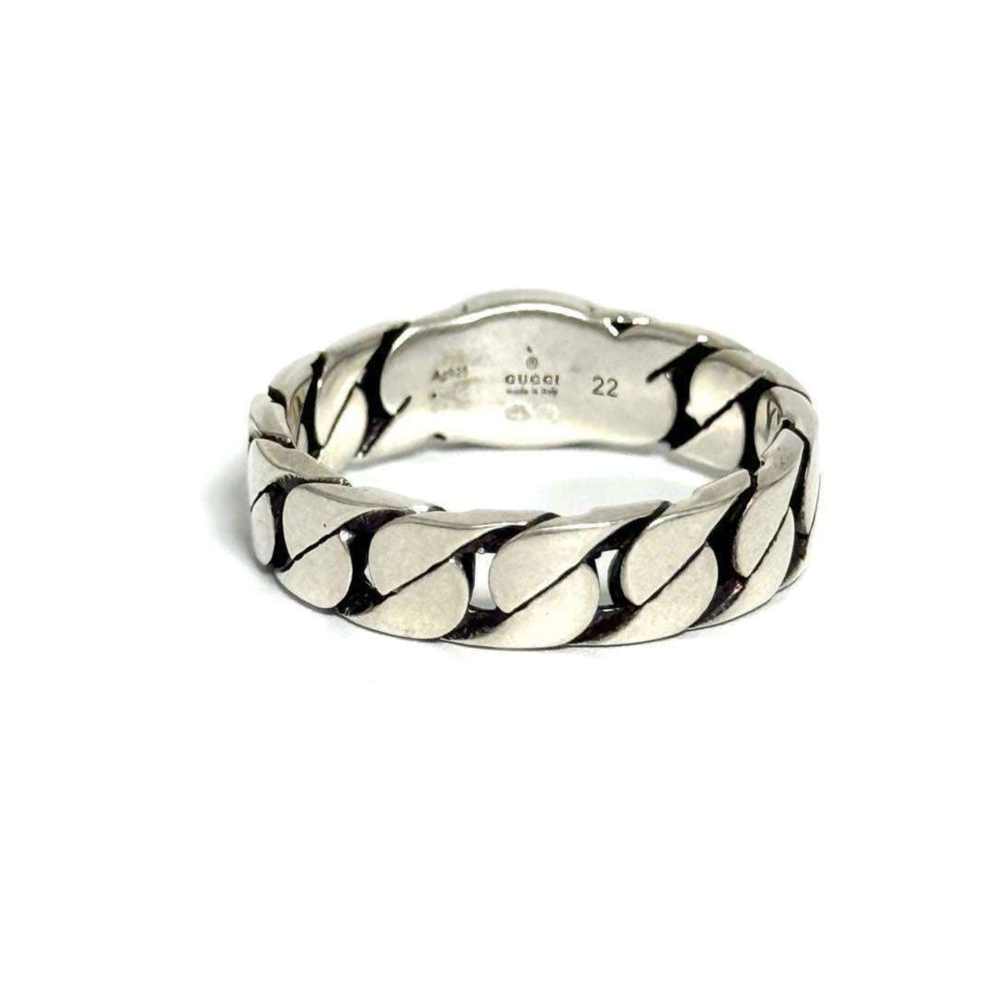 Gucci Men's Interlocking G Silver Ring — Like New