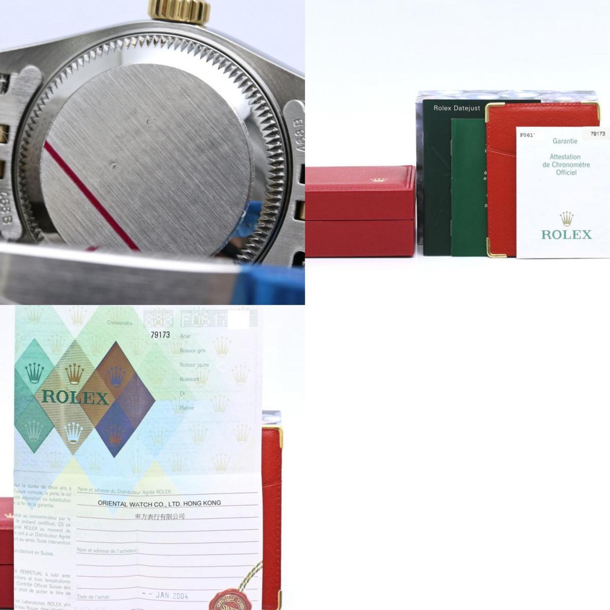 ROLEX Datejust 10P Diamond 79173G Women's Watch 40550 — Very Good