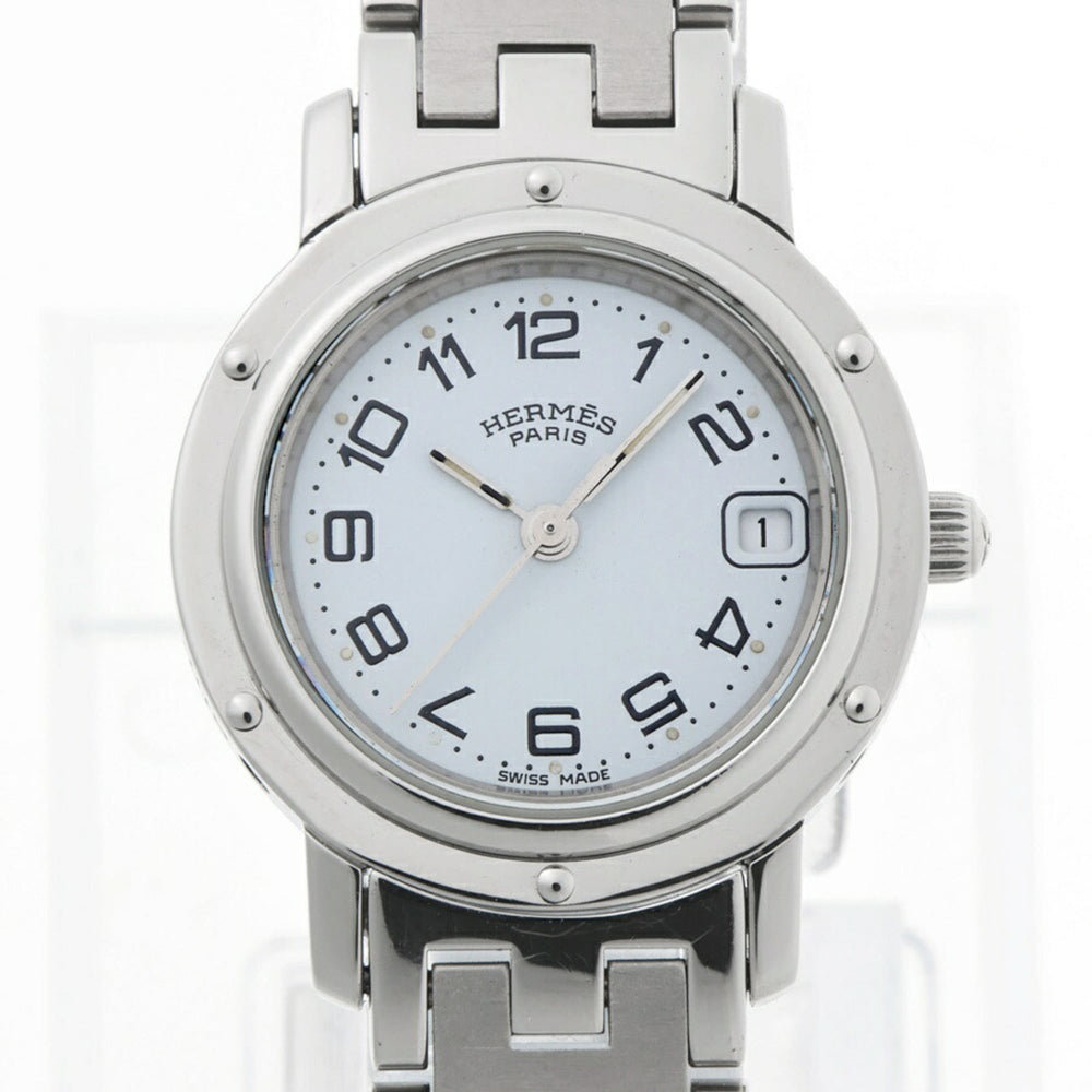 Hermes Clipper CL4.210 White Quartz Watch — Good
