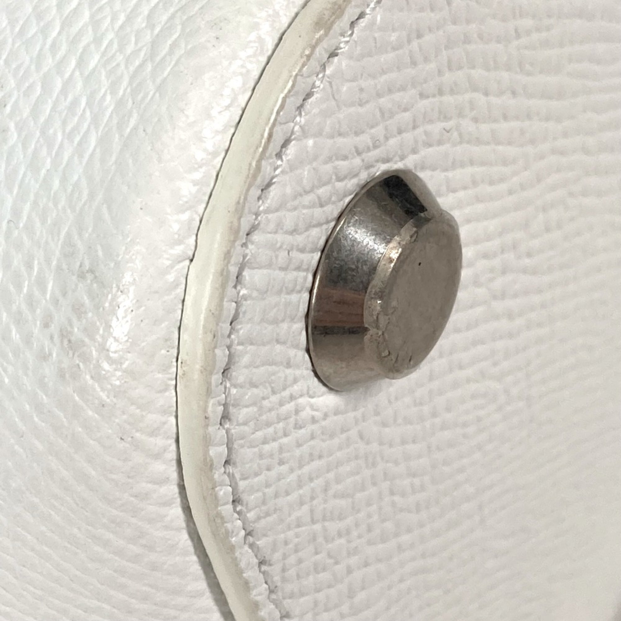 Balenciaga 596159 logo 2WAY Hand Bag Tote Bag Crossbody Shoulder Bag White Black — Like New