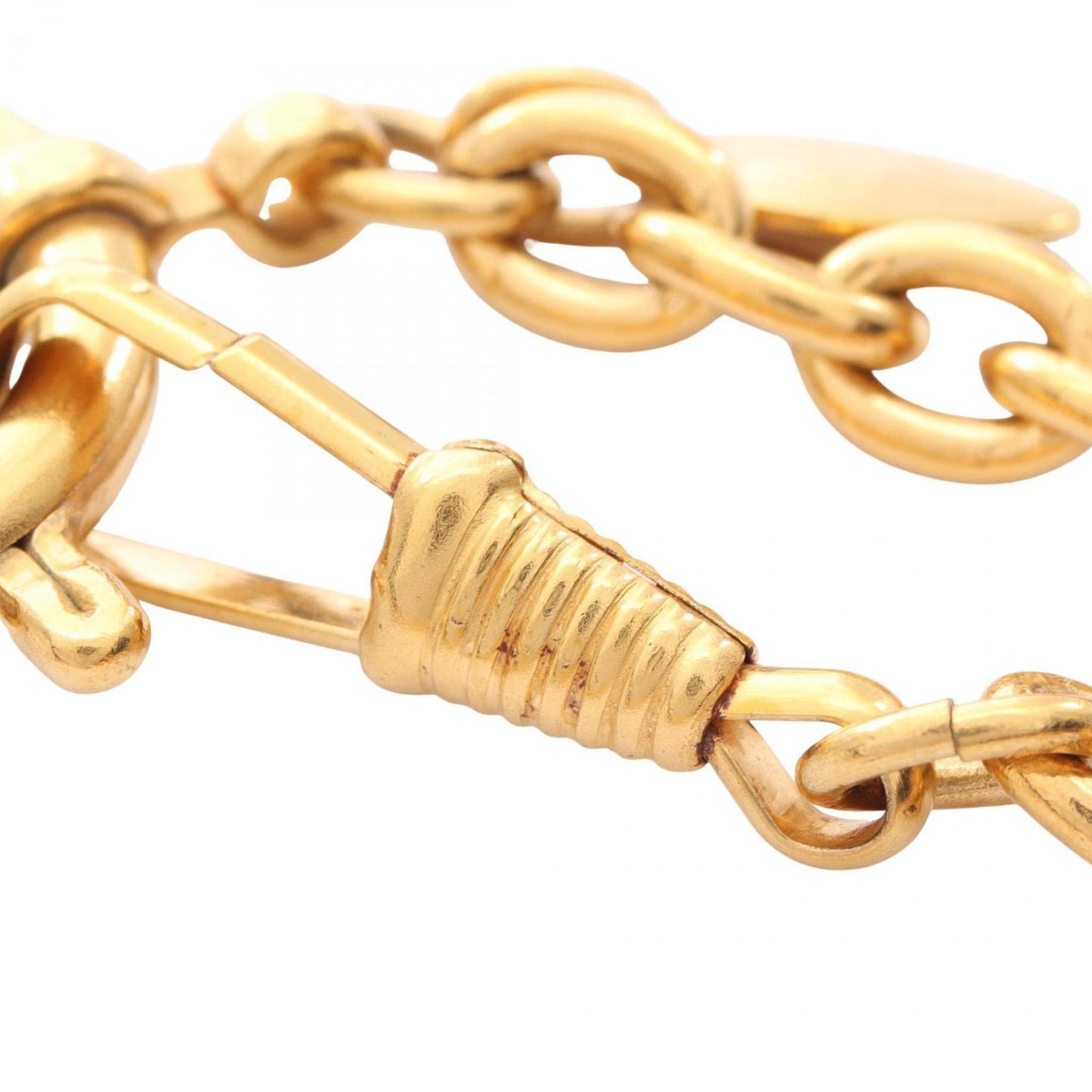 CHANEL Coco Mark Lion Necklace Jewelry GP (Gold Plated) Women's Gold