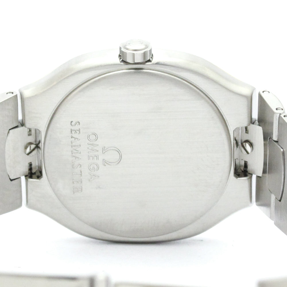 OMEGA Seamaster Polaris GMT 18K Gold Steel Mens Watch 396.1122 Polished — Very Good