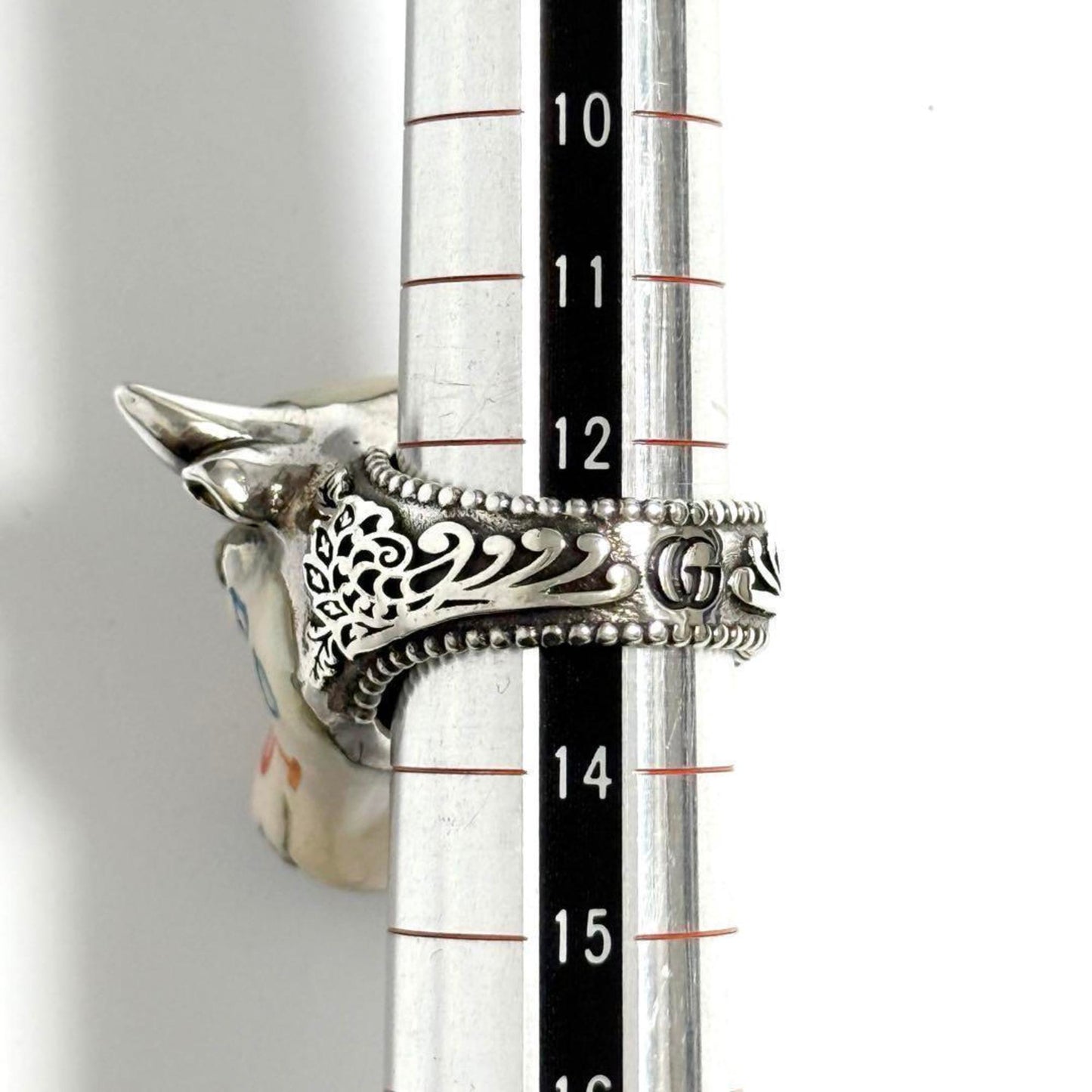 Gucci Men's Anger Forest Bull's Head Ring